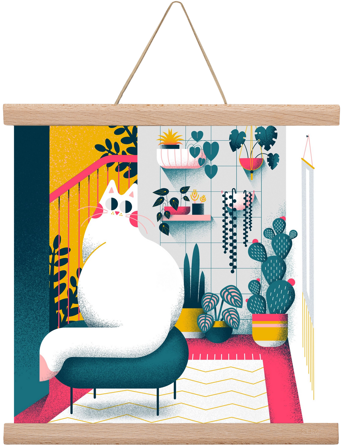 Plantmom, 30x30 cm (30x30 cm), Tölgy akasztó