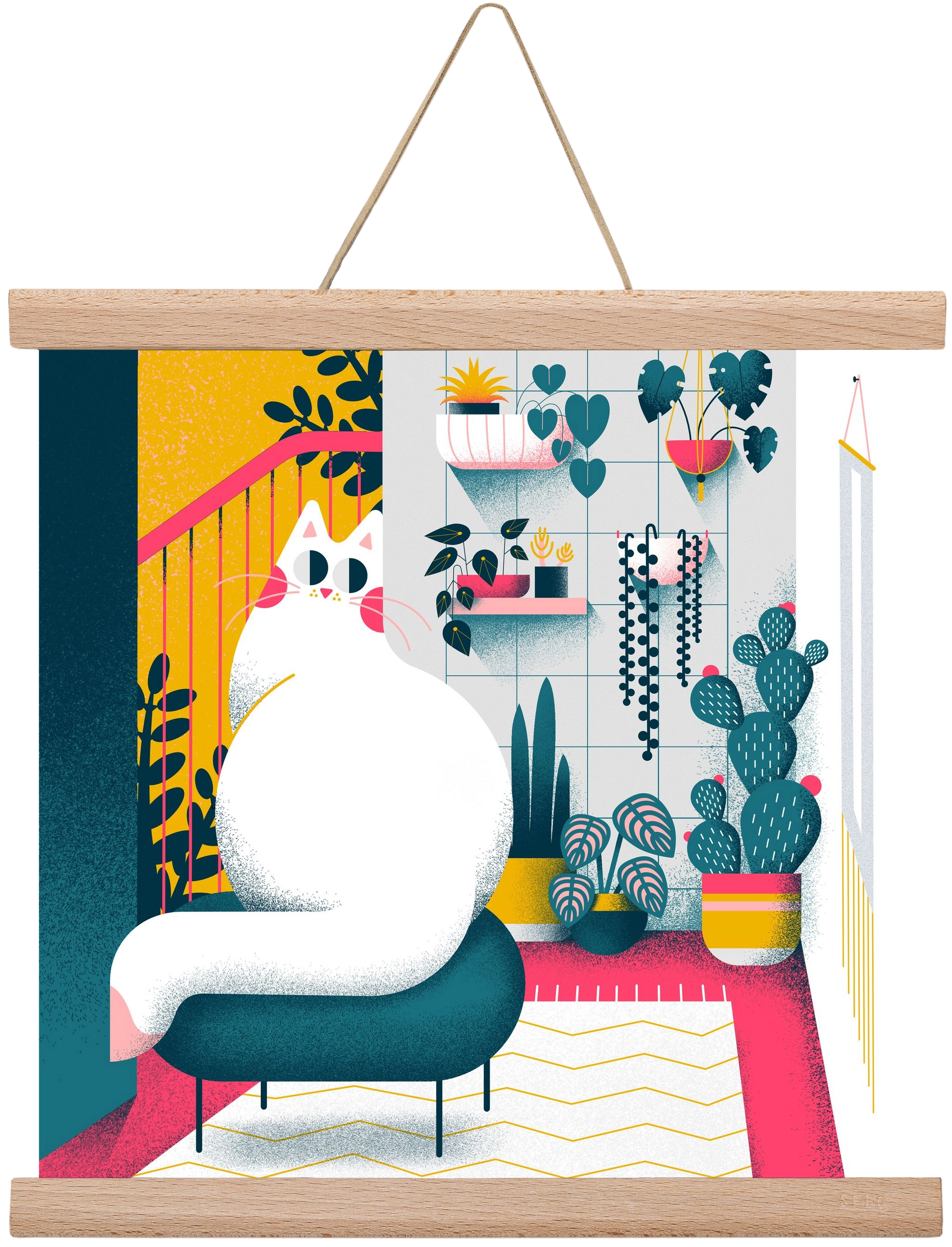 Plantmom, 30x30 cm (30x30 cm), Tölgy akasztó