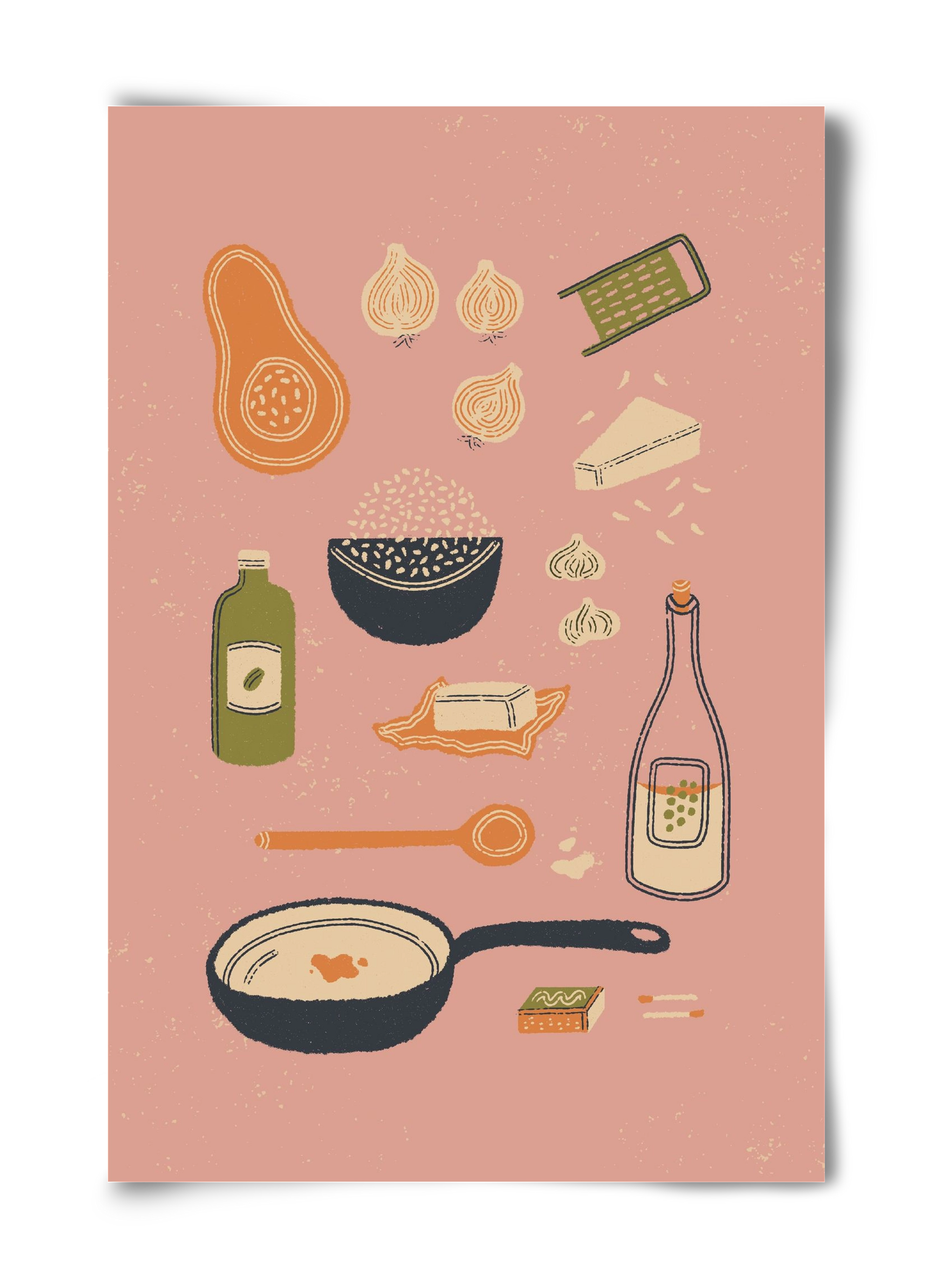 Risotto Dinner, 40x60 cm, Keret nélkül