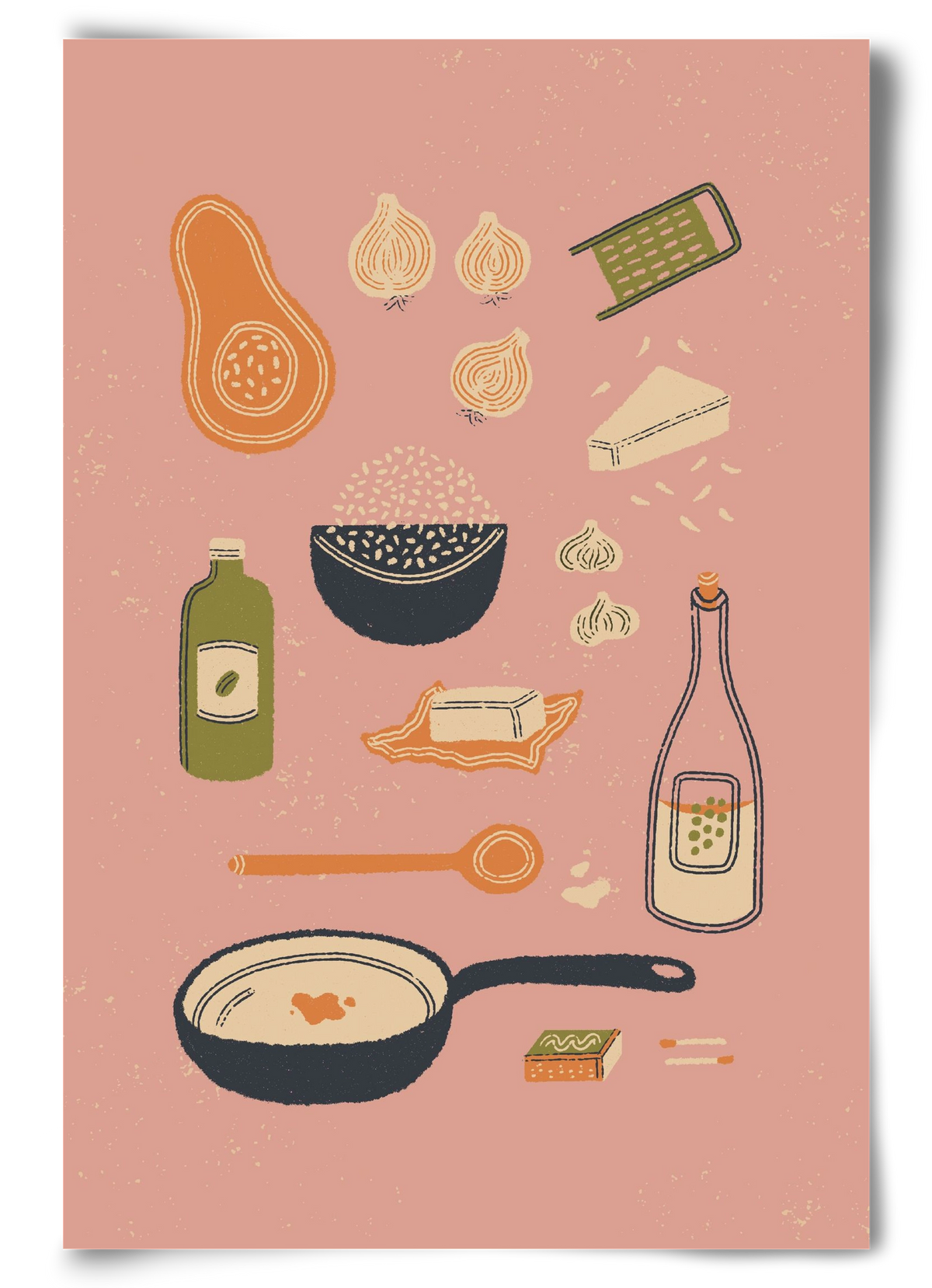 Risotto Dinner, 60x90 cm, Keret nélkül