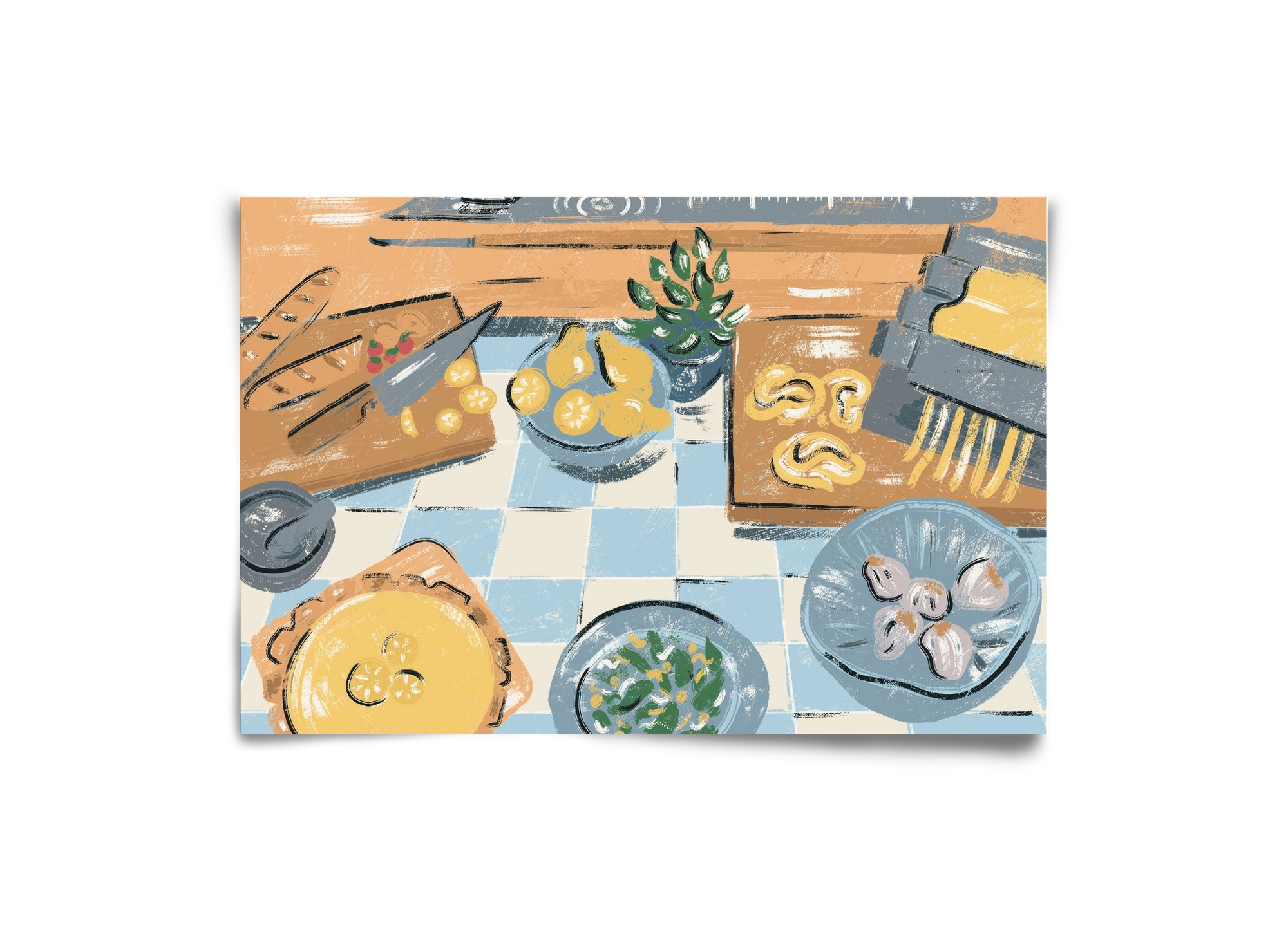 Kitchen Stillife, 30x20 cm, Keret nélkül