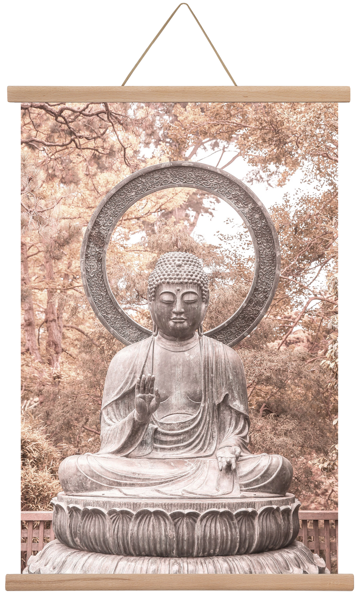 Buda, 40x60 cm (40x60 cm), Tölgy akasztó