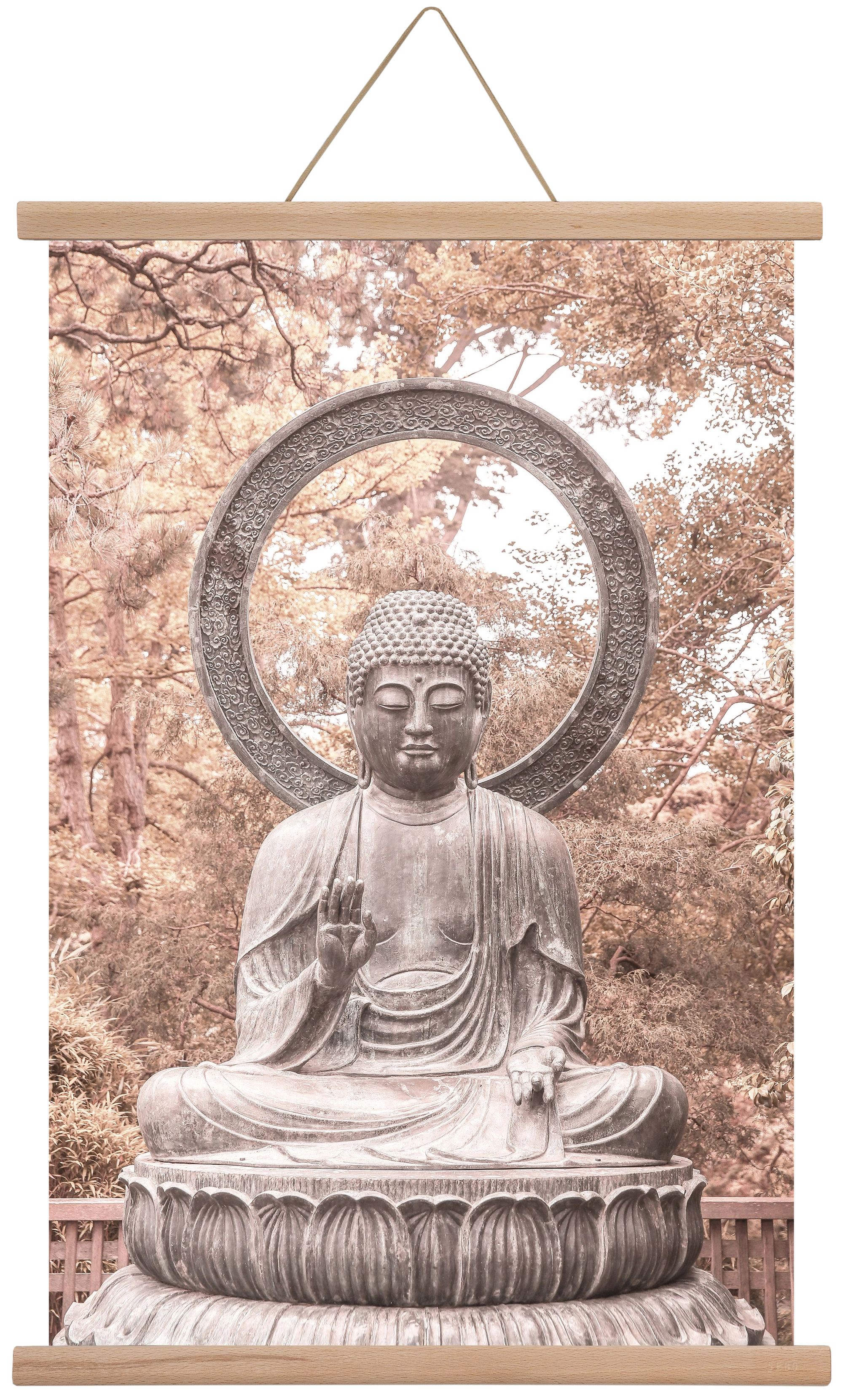 Buda, 40x60 cm (40x60 cm), Tölgy akasztó