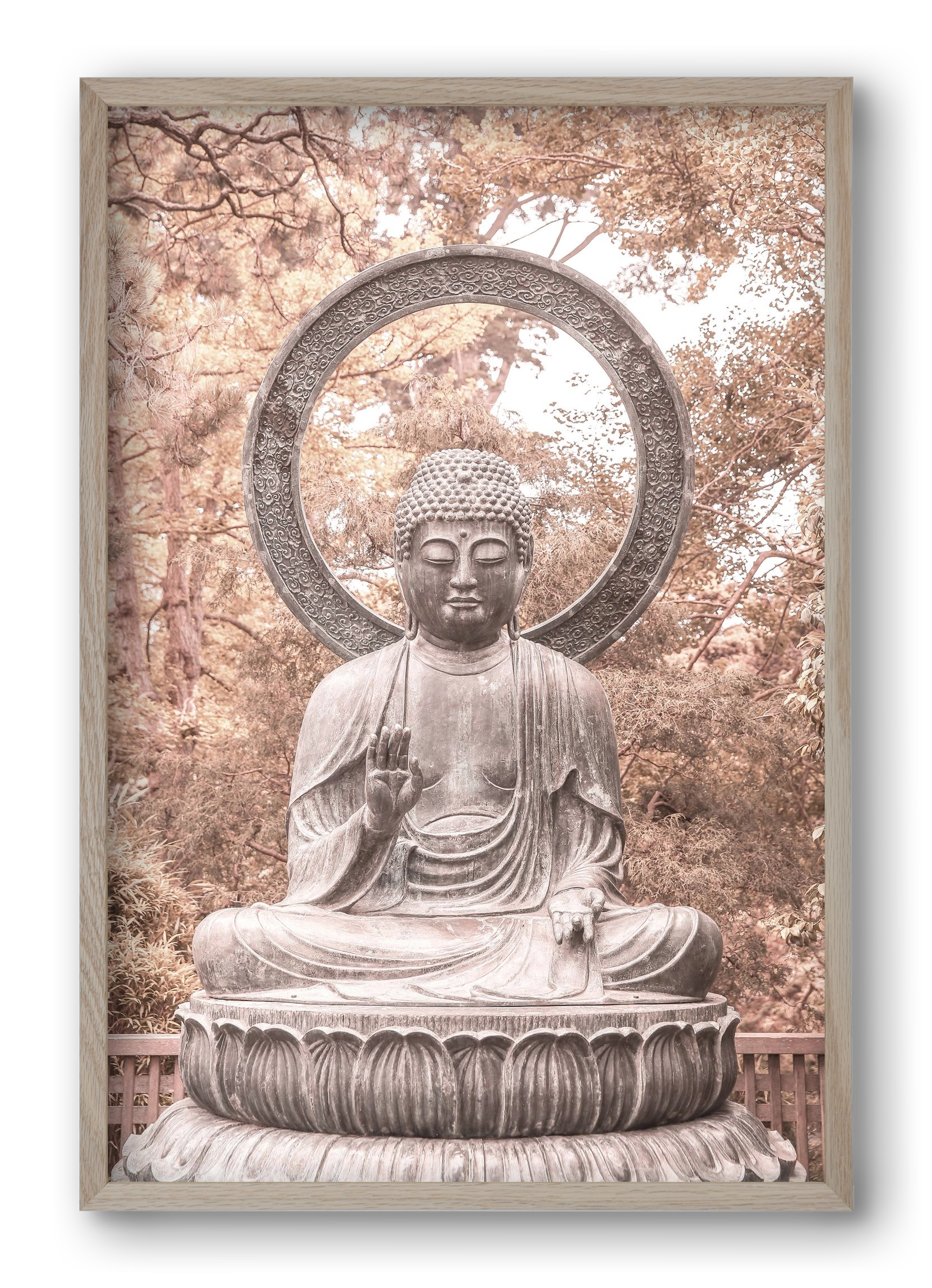 Buda, 40x60 cm (40x60 cm), Tölgy keret