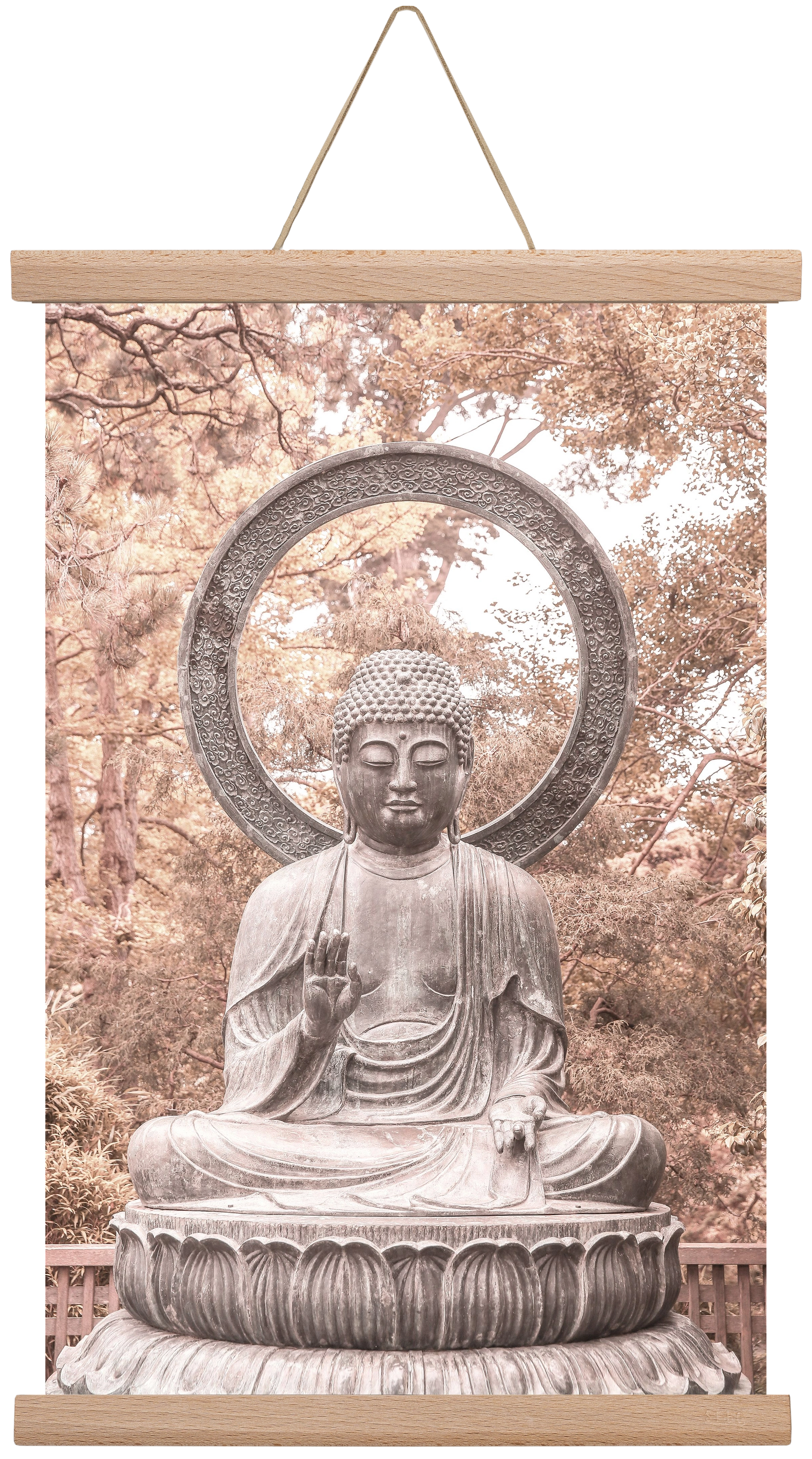 Buda, 30x45 cm (30x45 cm), Tölgy akasztó