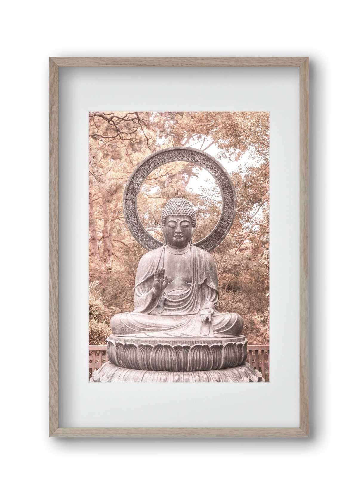 Buda, 30x45 cm (20x30 cm), Tölgy keret, paszpartuval