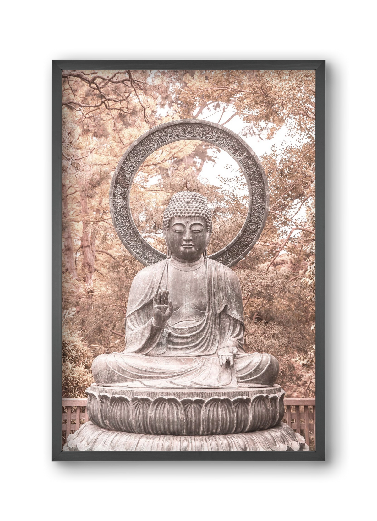 Buda, 30x45 cm (30x45 cm), Fekete keret