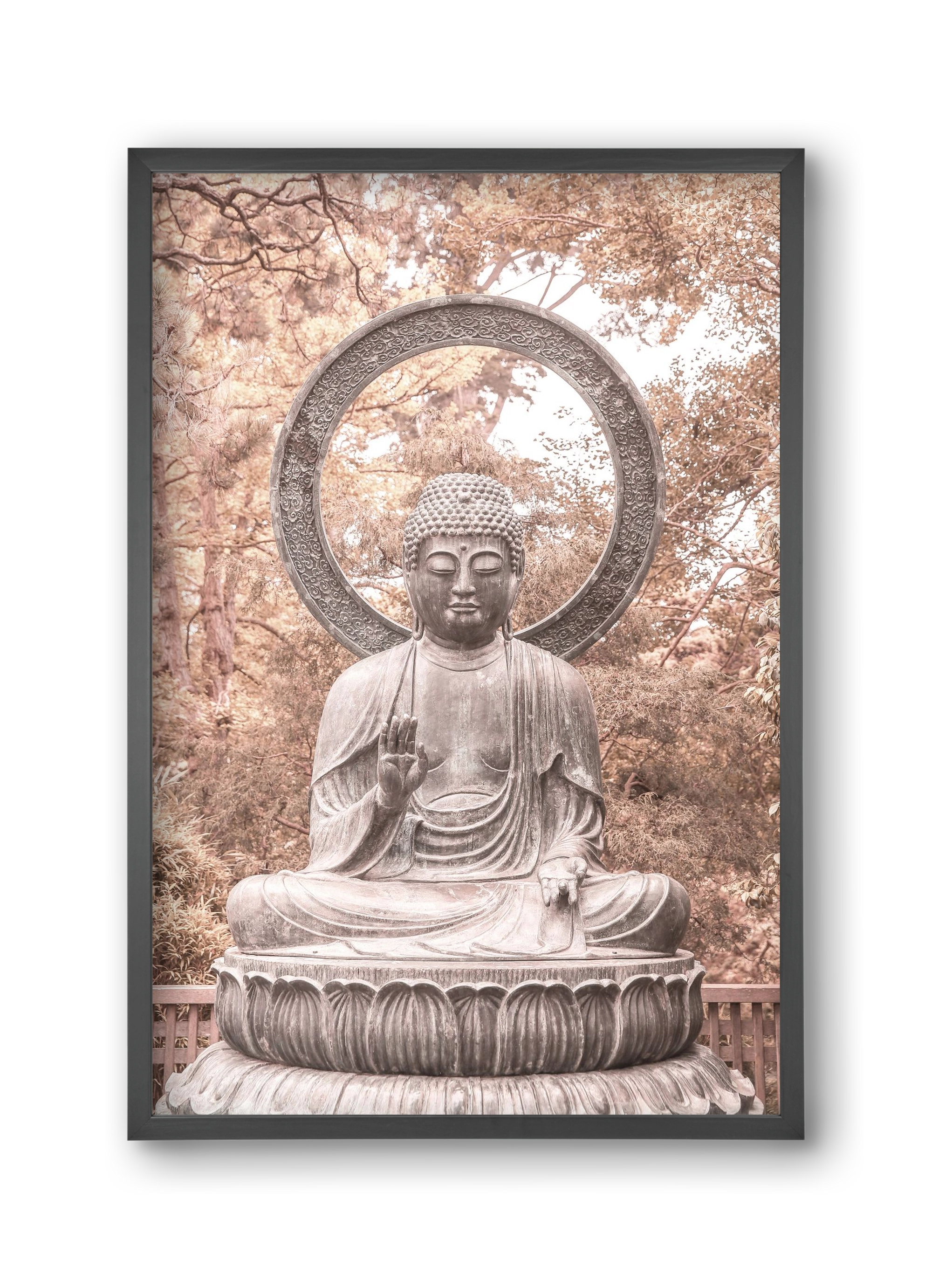 Buda, 30x45 cm (30x45 cm), Fekete keret