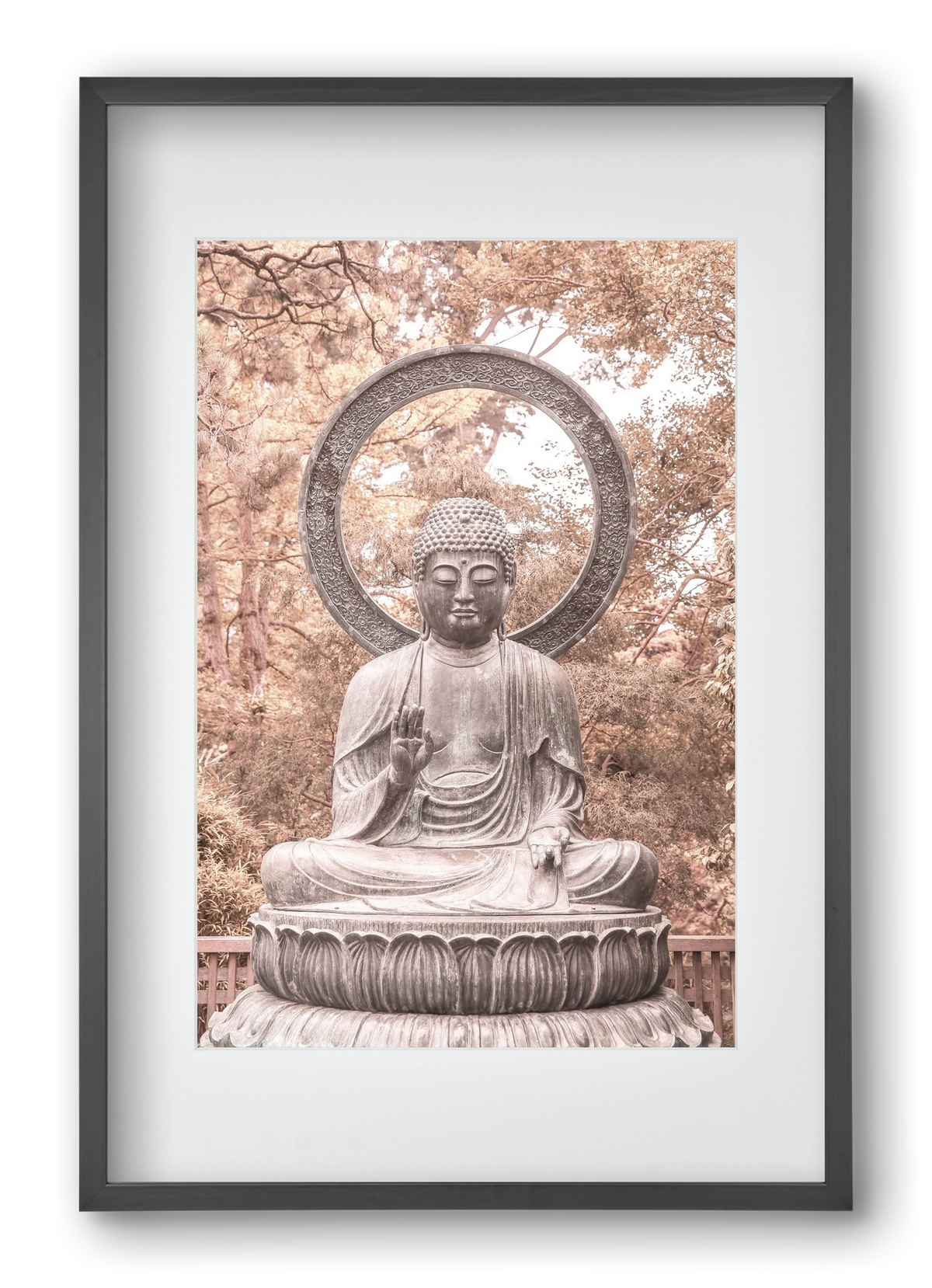 Buda, 40x60 cm (30x45 cm), Fekete keret, paszpartuval