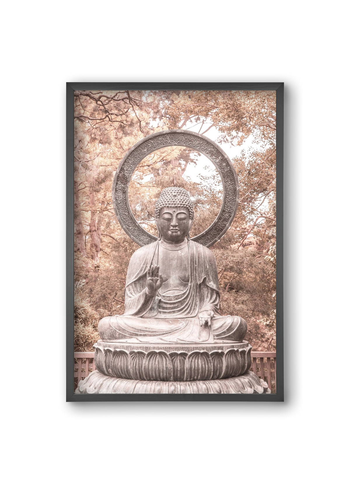 Buda, 20x30 cm (20x30 cm), Fekete keret