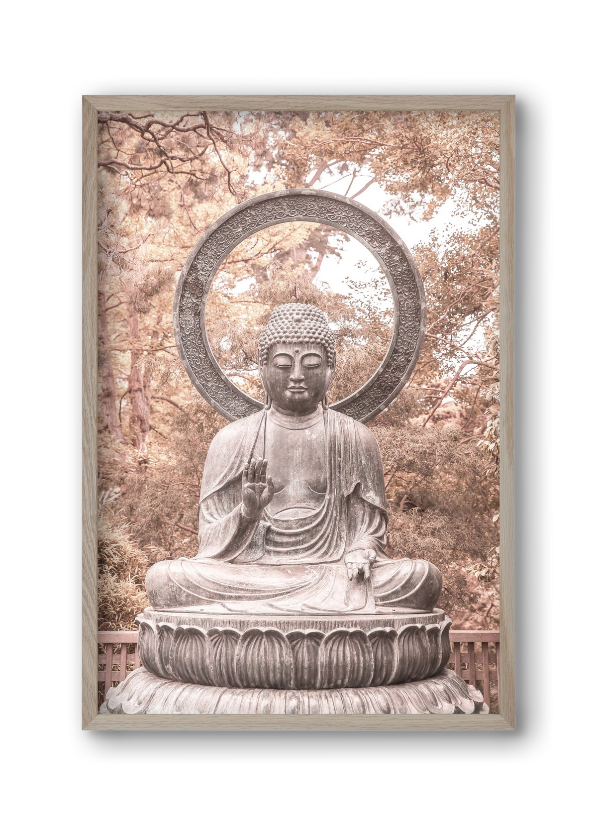 Buda, 30x45 cm (30x45 cm), Tölgy keret