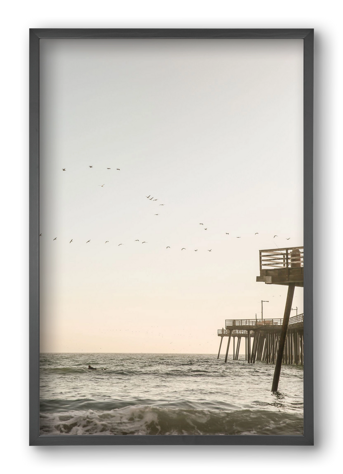 California, 40x60 cm (40x60 cm), Fekete keret