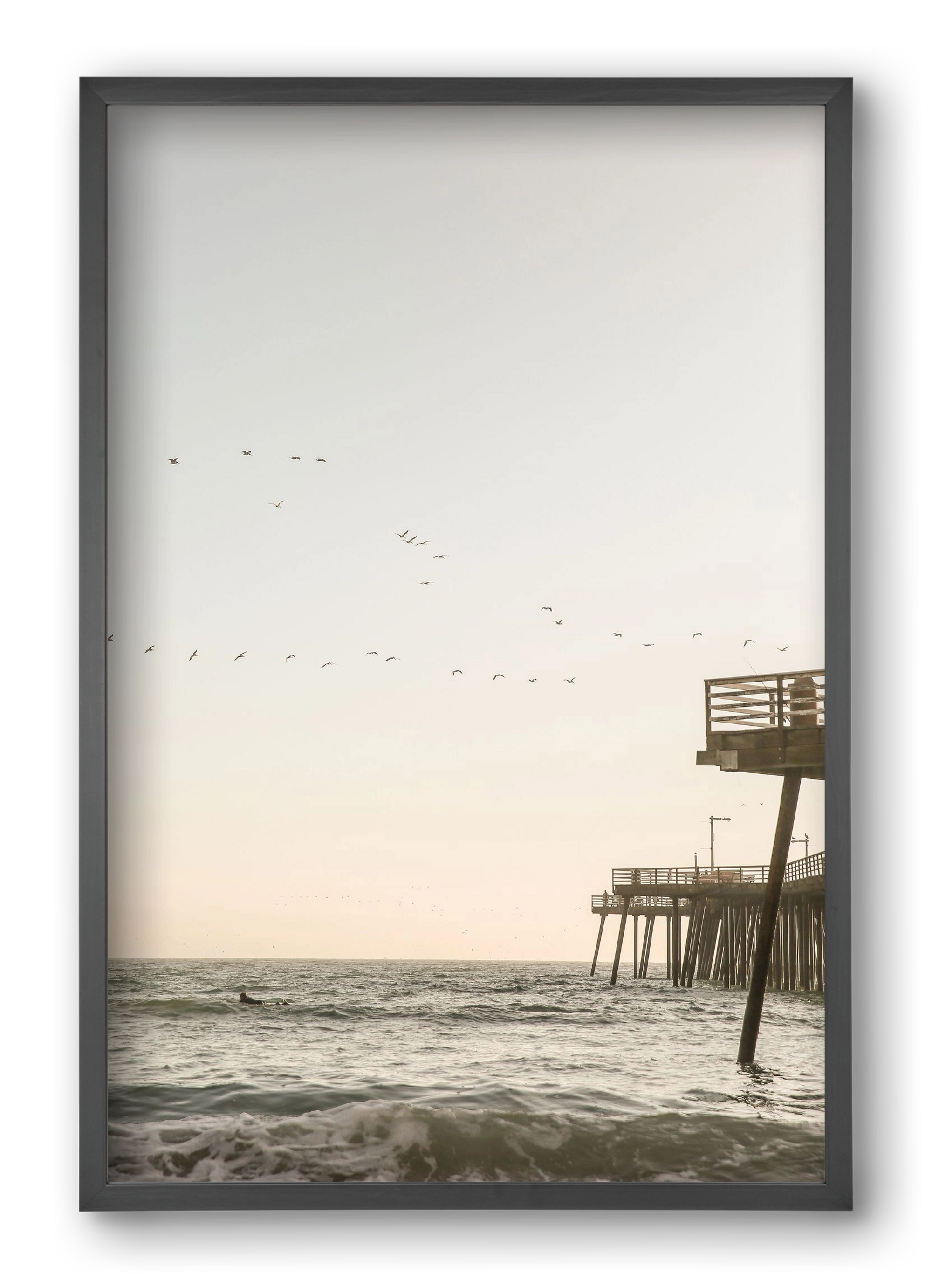 California, 40x60 cm (40x60 cm), Fekete keret