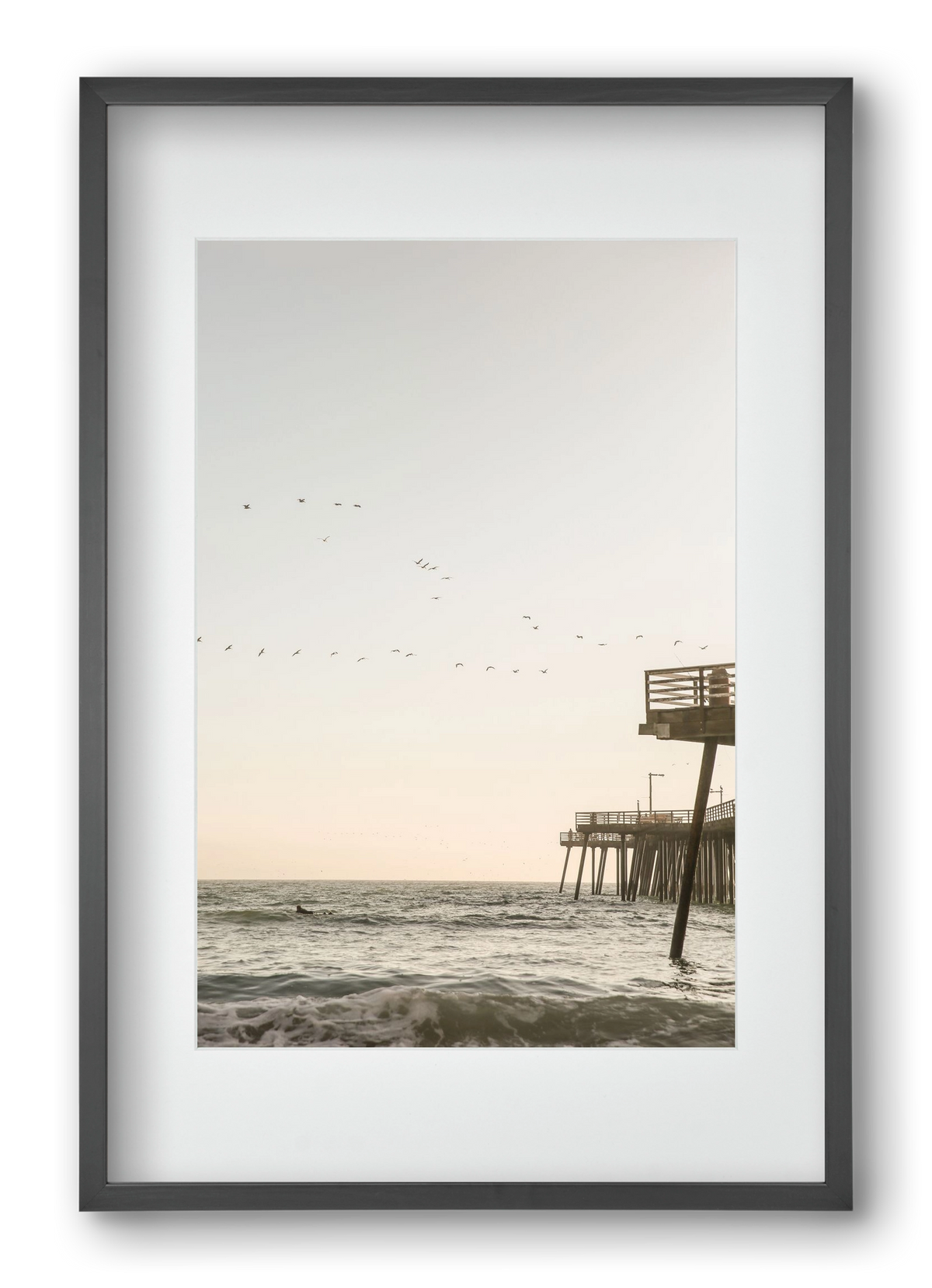 California, 40x60 cm (30x45 cm), Fekete keret, paszpartuval