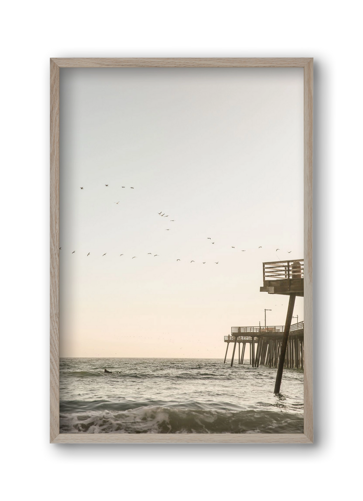 California, 30x45 cm (30x45 cm), Tölgy keret