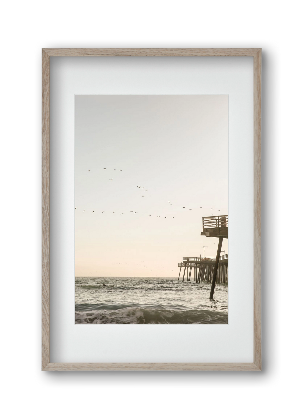 California, 30x45 cm (20x30 cm), Tölgy keret, paszpartuval