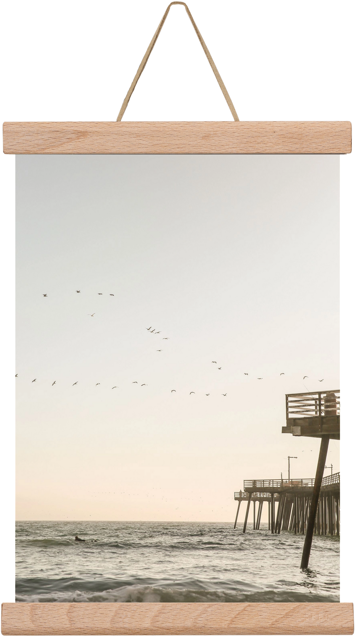 California, 20x30 cm (20x30 cm), Tölgy akasztó