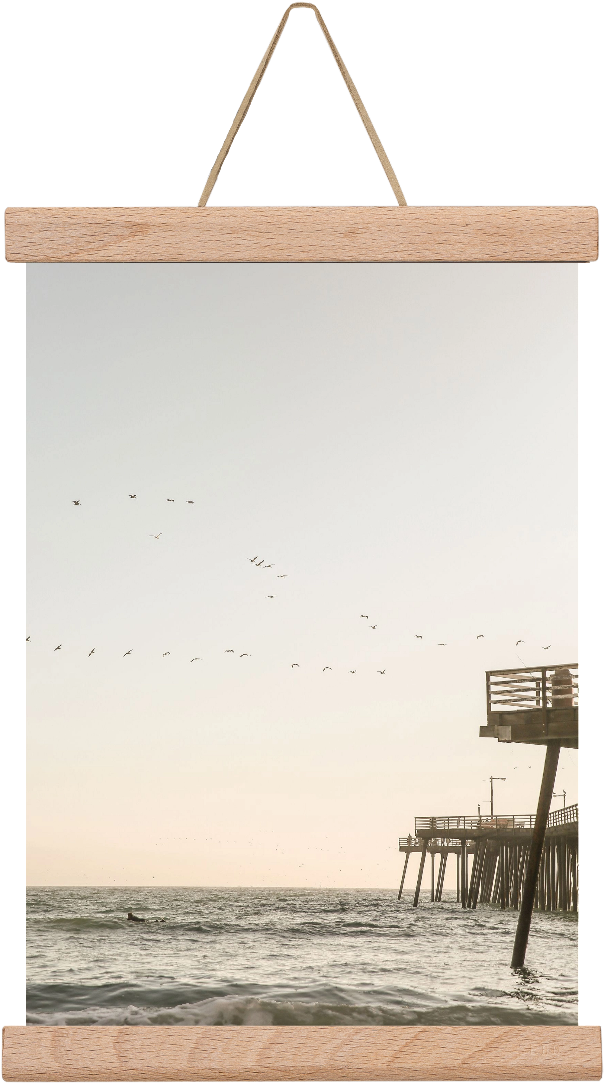 California, 20x30 cm (20x30 cm), Tölgy akasztó