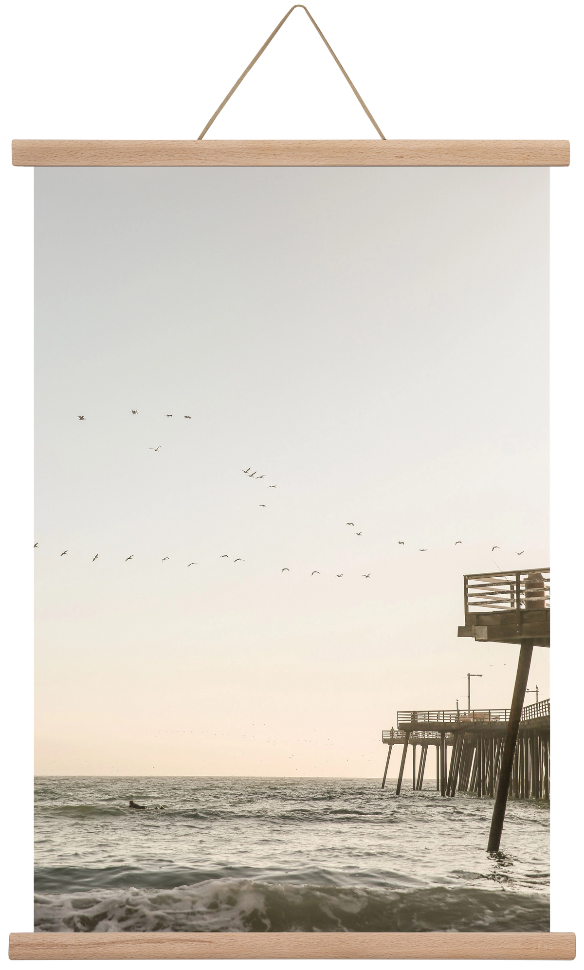 California, 40x60 cm (40x60 cm), Tölgy akasztó