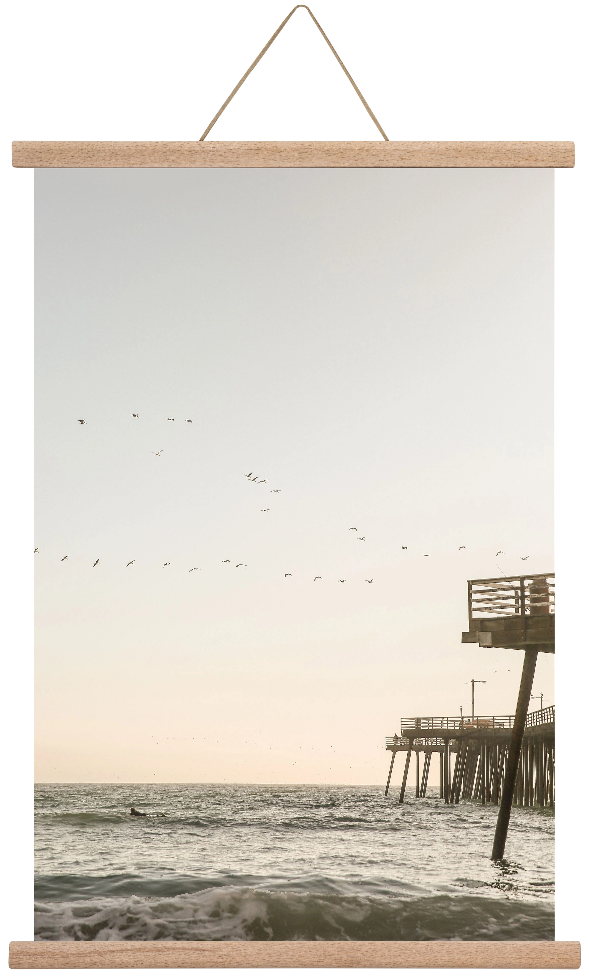 California, 40x60 cm (40x60 cm), Tölgy akasztó