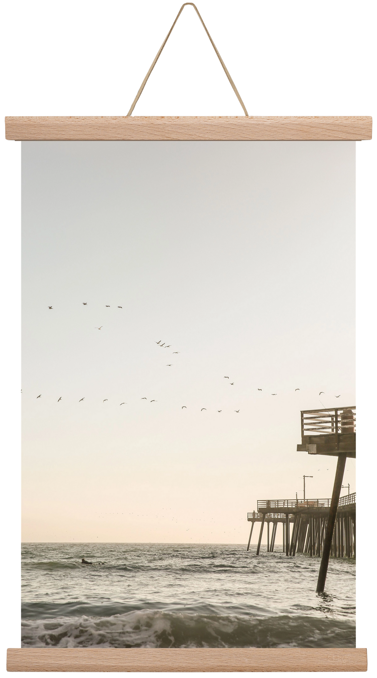 California, 30x45 cm (30x45 cm), Tölgy akasztó