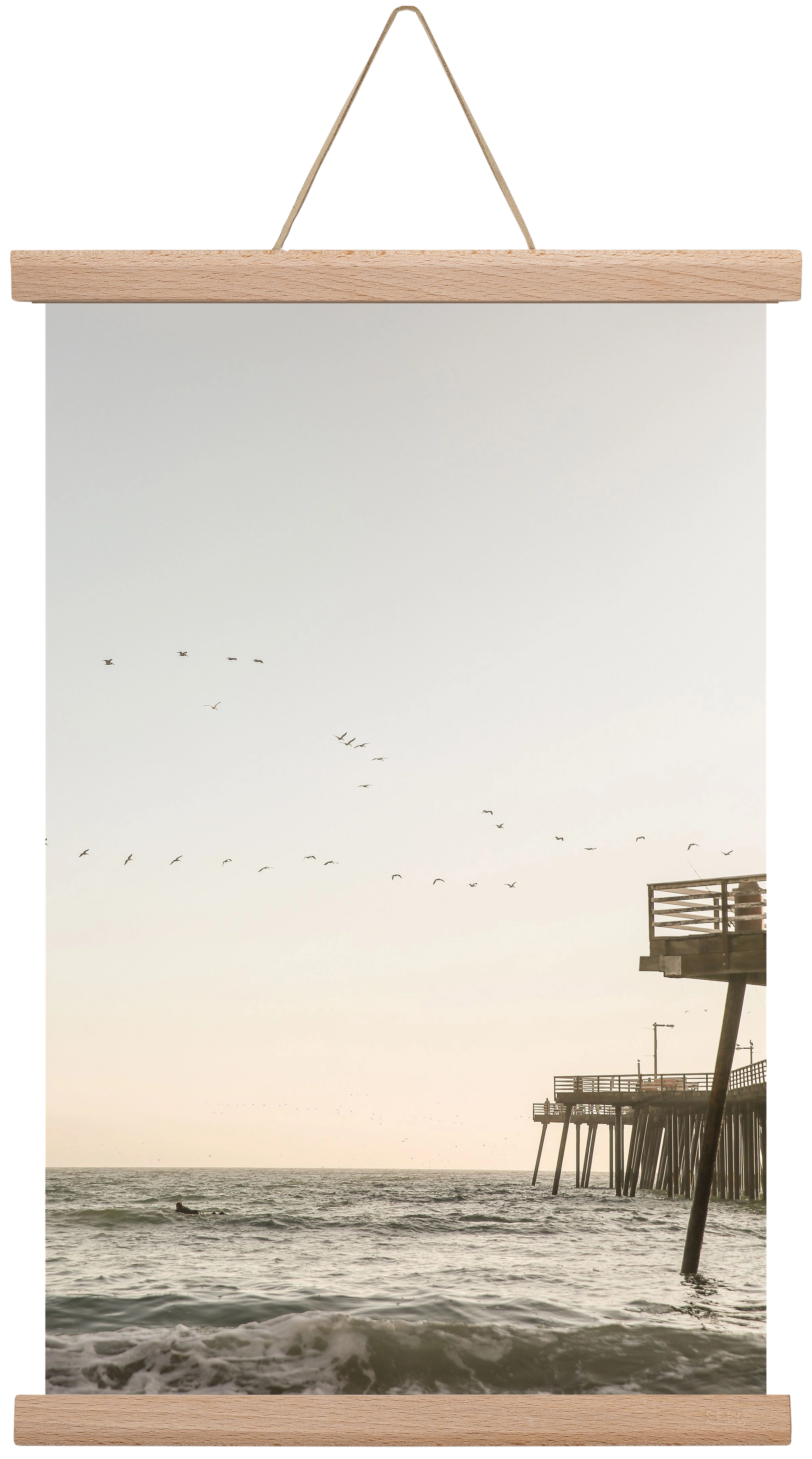 California, 30x45 cm (30x45 cm), Tölgy akasztó