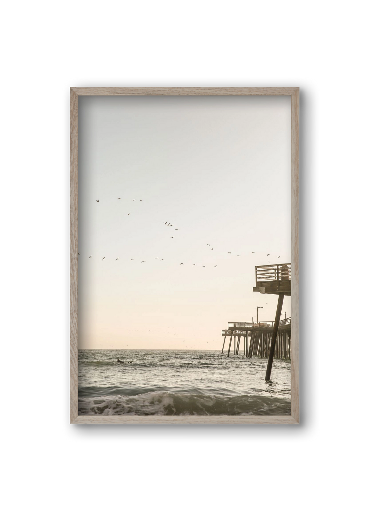 California, 20x30 cm (20x30 cm), Tölgy keret