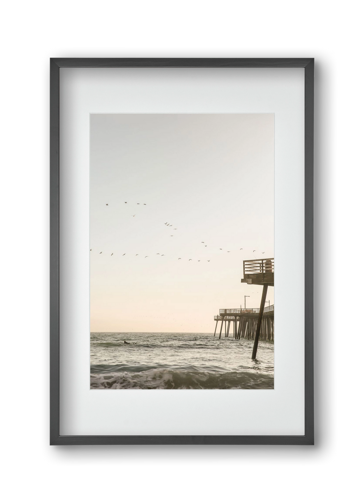 California, 30x45 cm (20x30 cm), Fekete keret, paszpartuval