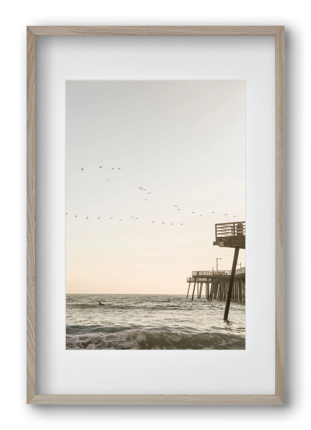 California, 40x60 cm (30x45 cm), Tölgy keret, paszpartuval