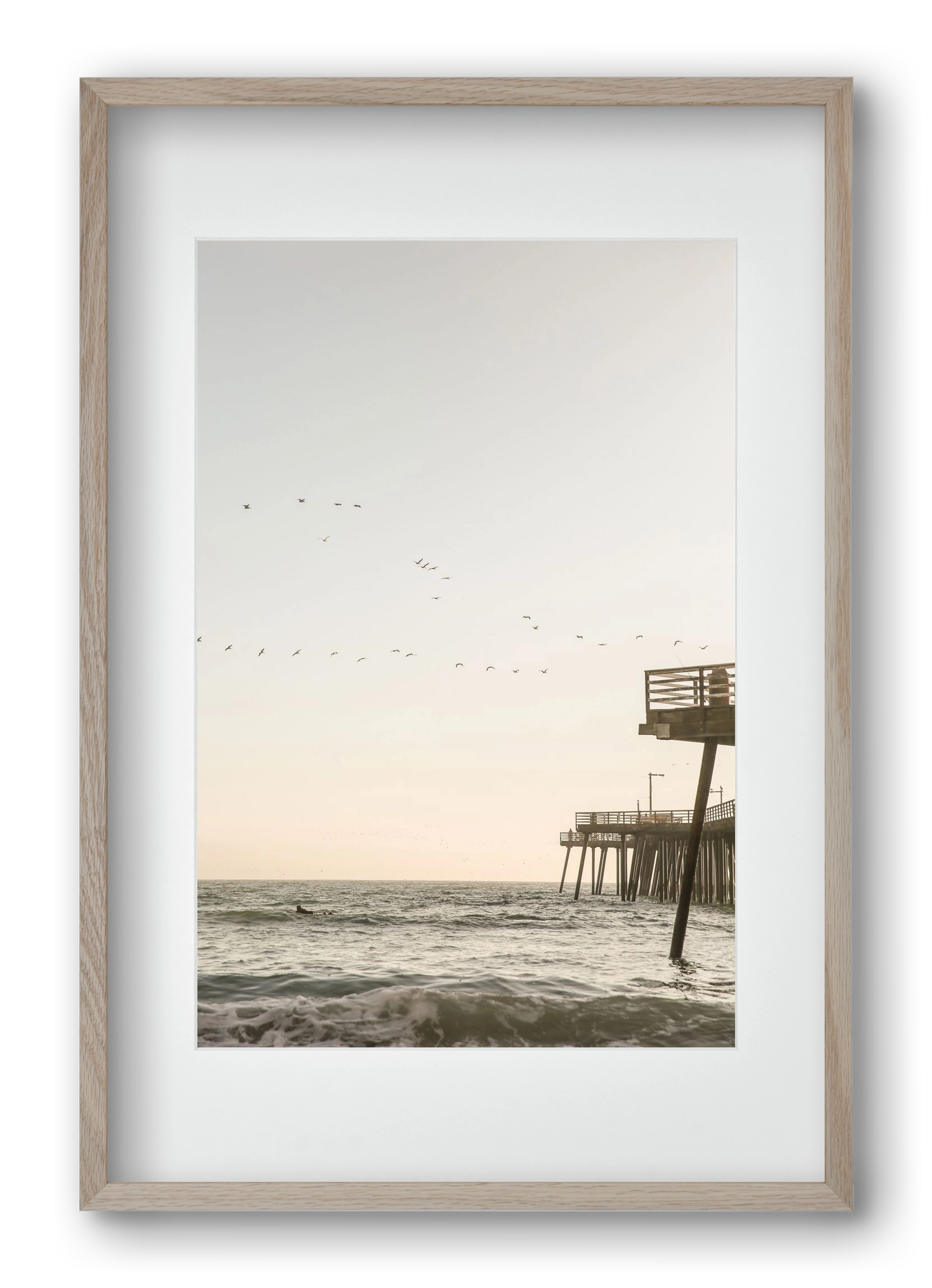 California, 40x60 cm (30x45 cm), Tölgy keret, paszpartuval