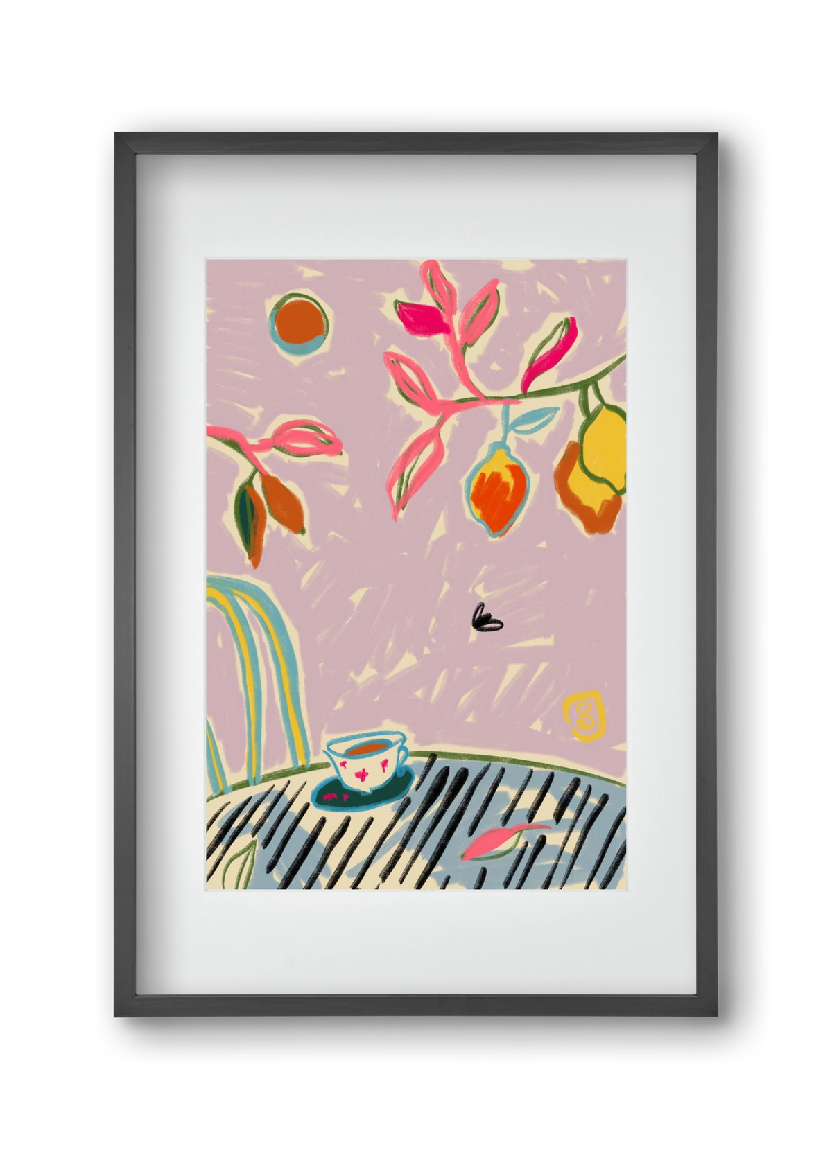 COLOR FREEDOM, 30x45 cm (20x30 cm), Fekete keret, paszpartuval