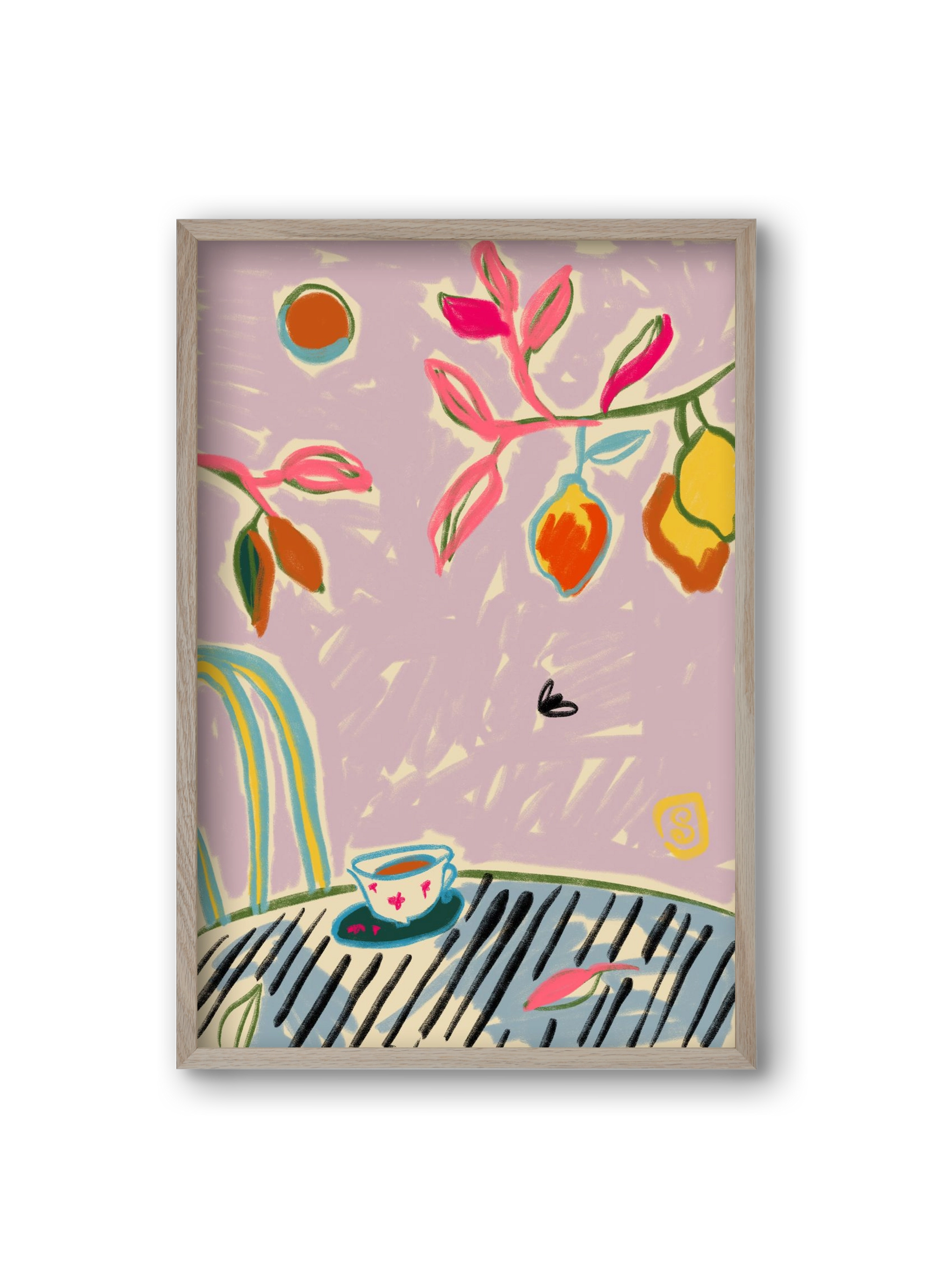 COLOR FREEDOM, 20x30 cm (20x30 cm), Tölgy keret