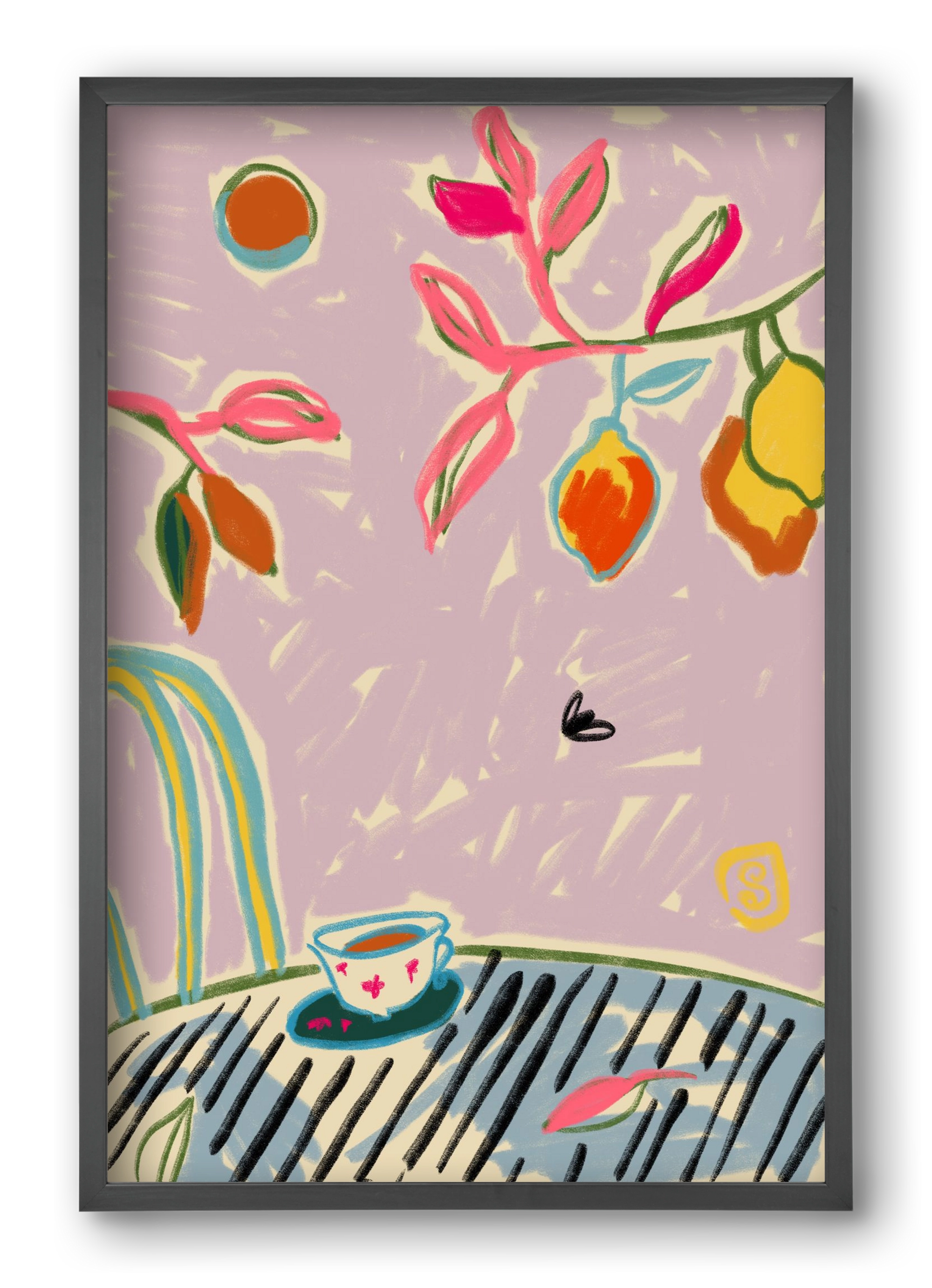 COLOR FREEDOM, 40x60 cm (40x60 cm), Fekete keret