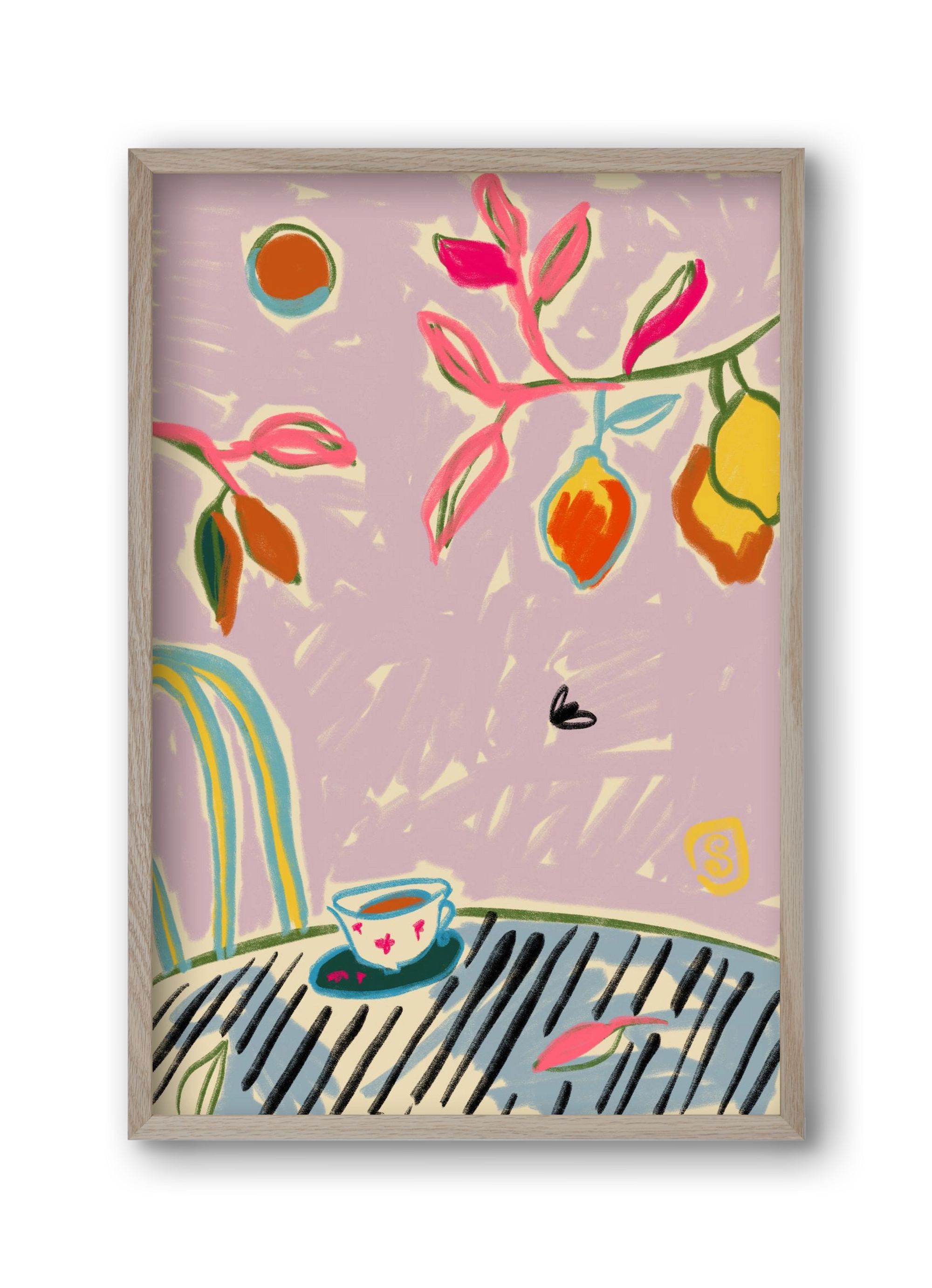 COLOR FREEDOM, 30x45 cm (30x45 cm), Tölgy keret