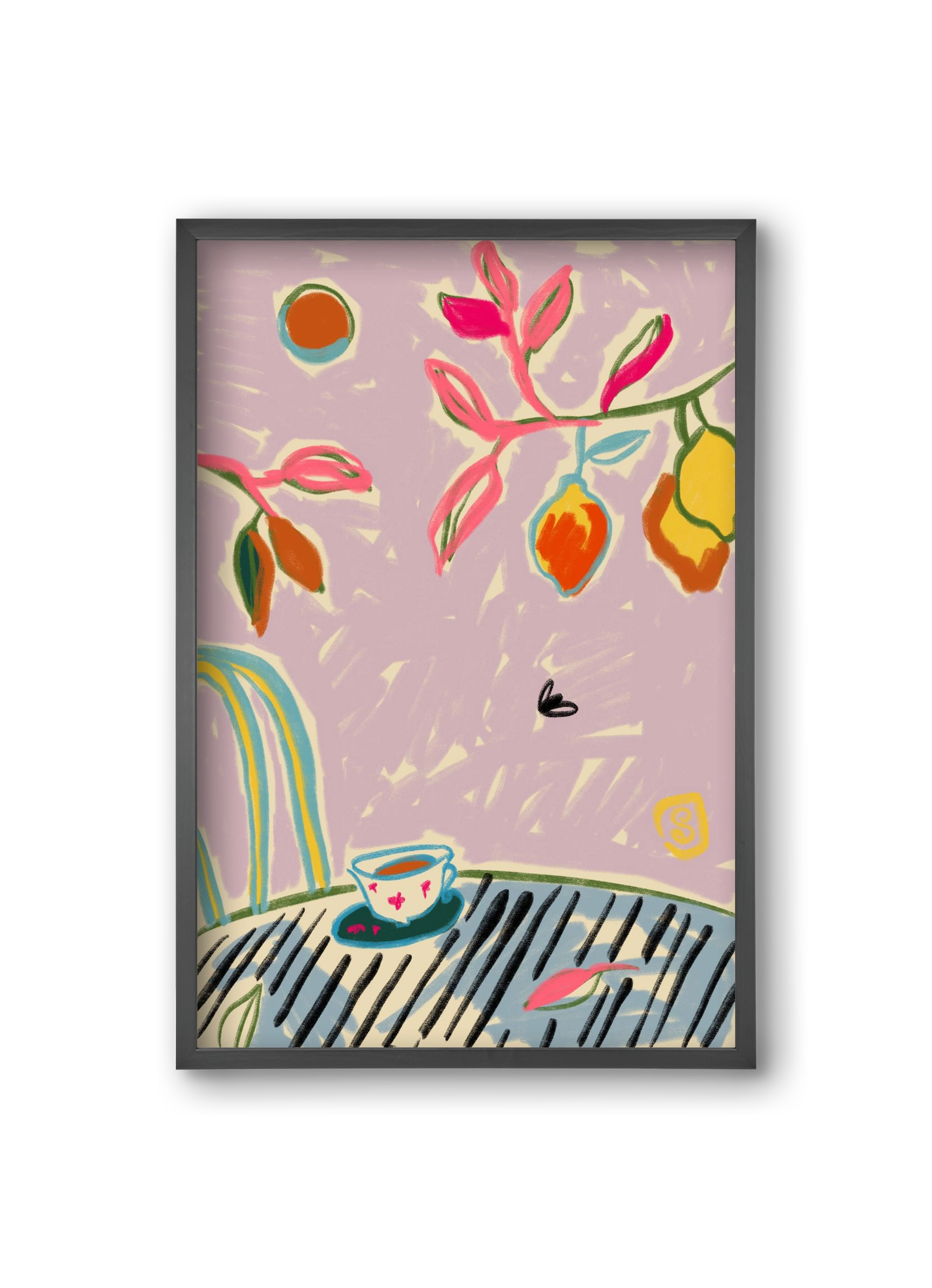 COLOR FREEDOM, 20x30 cm (20x30 cm), Fekete keret