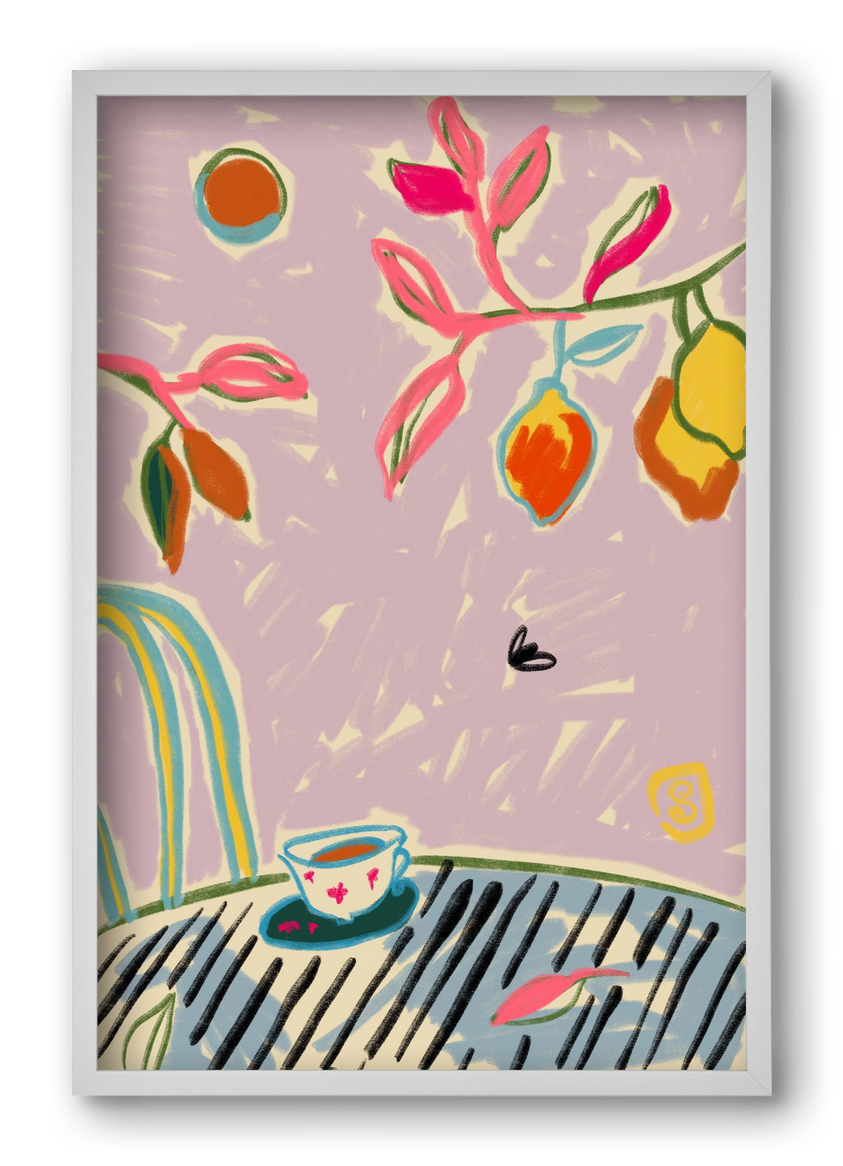 COLOR FREEDOM, 40x60 cm (40x60 cm), Fehér keret