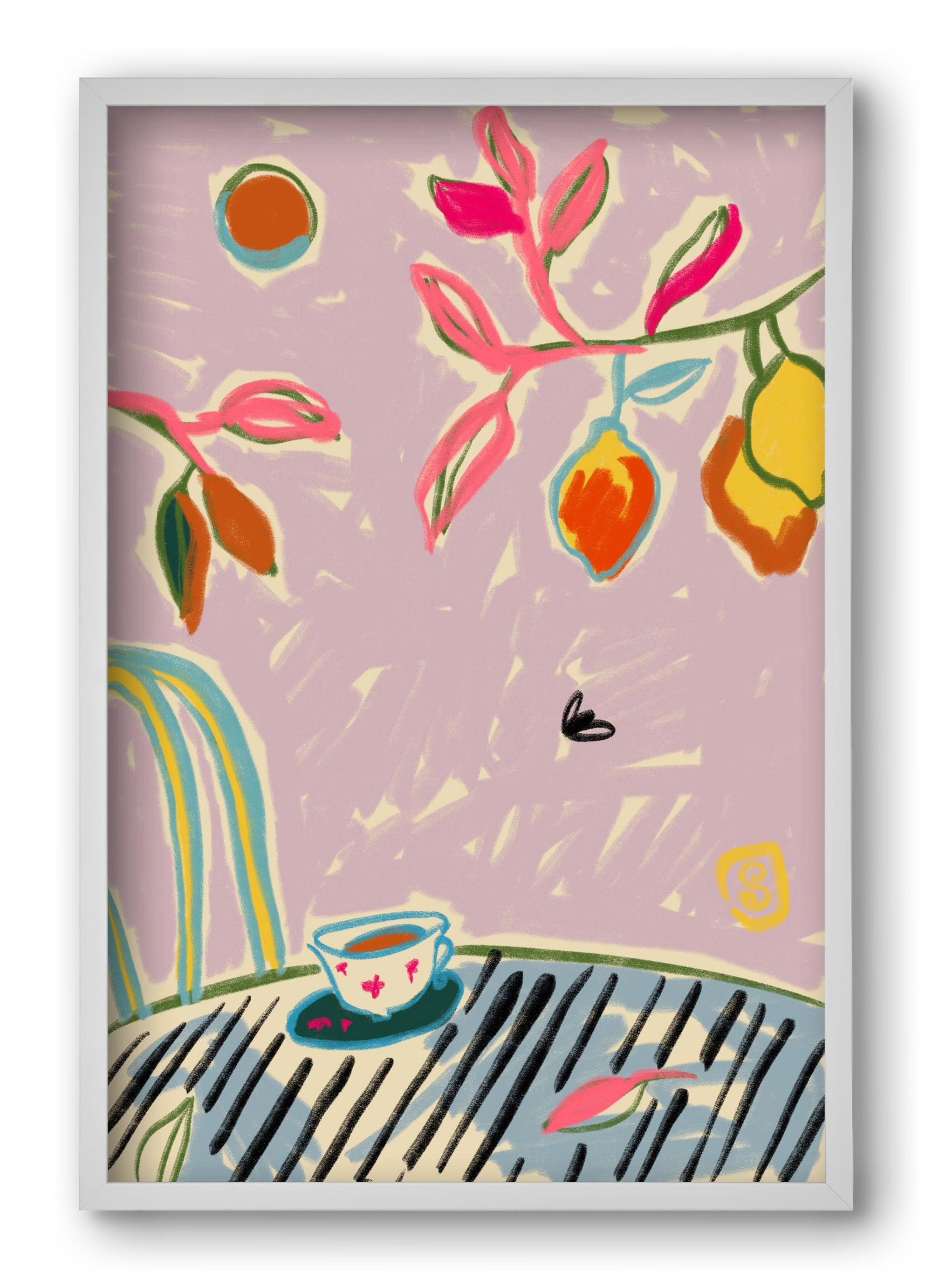 COLOR FREEDOM, 40x60 cm (40x60 cm), Fehér keret