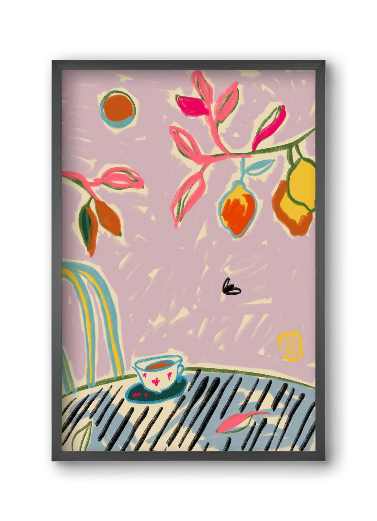 COLOR FREEDOM, 30x45 cm (30x45 cm), Fekete keret