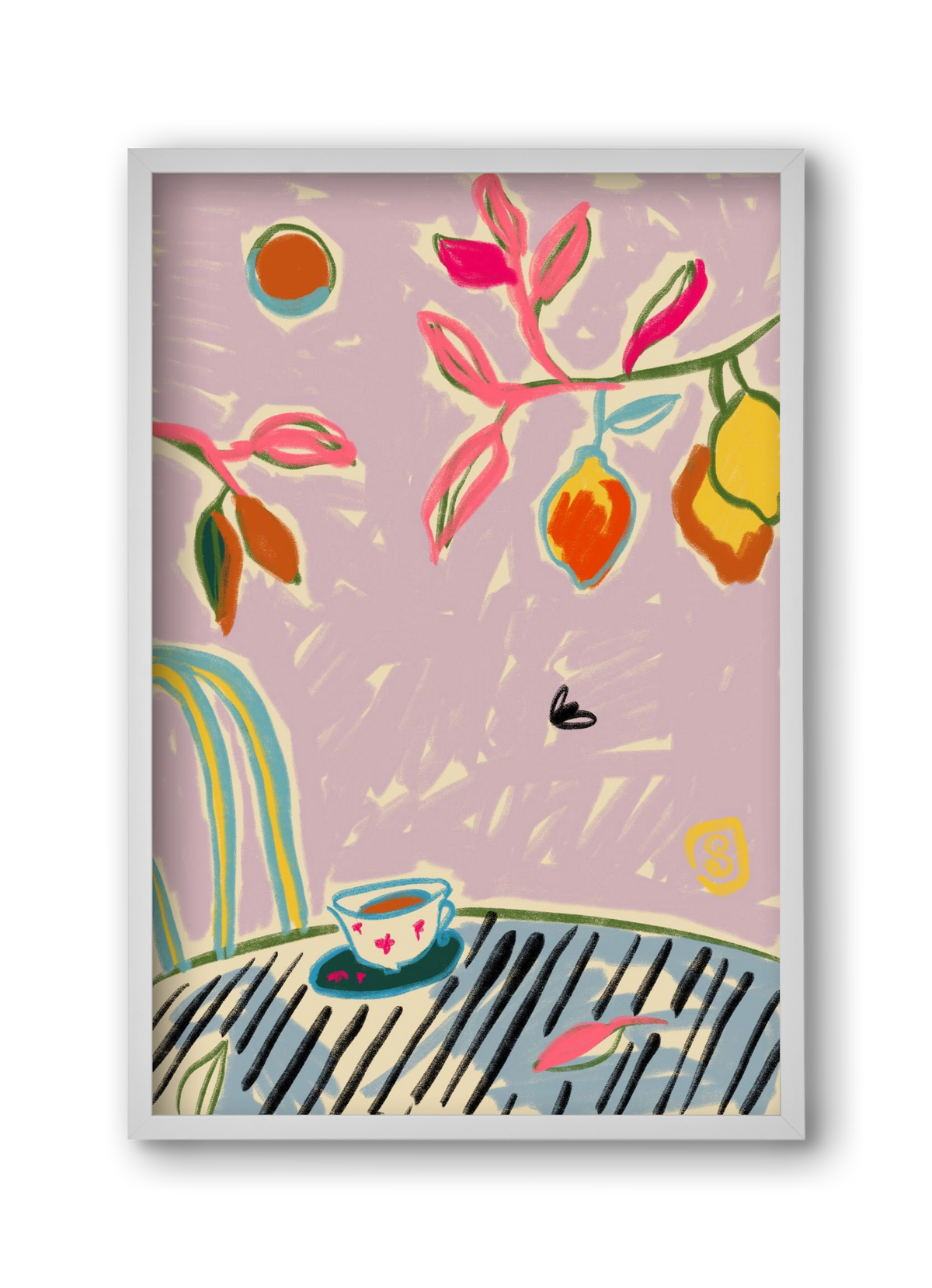 COLOR FREEDOM, 30x45 cm (30x45 cm), Fehér keret