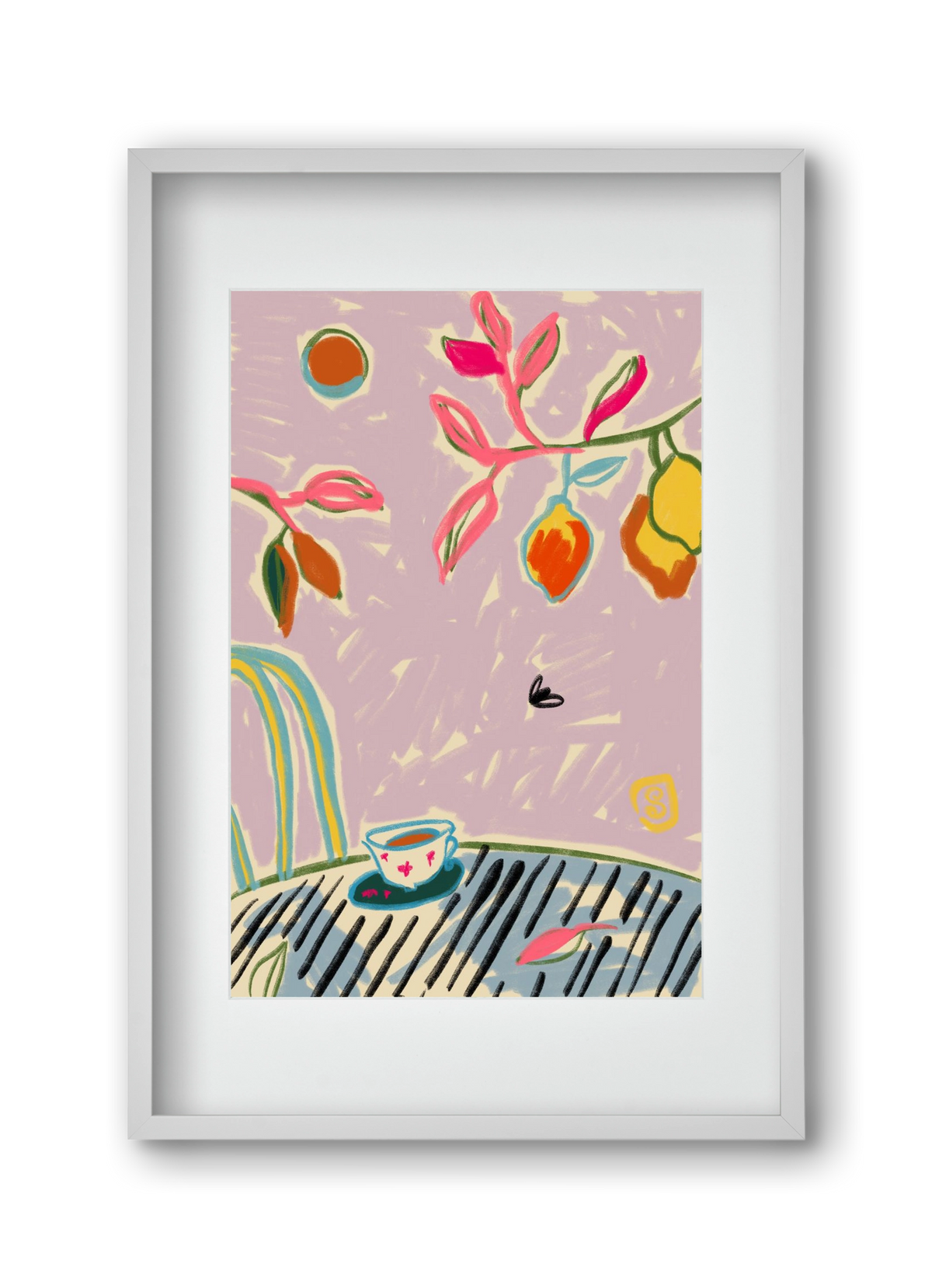 COLOR FREEDOM, 30x45 cm (20x30 cm), Fehér keret, paszpartuval