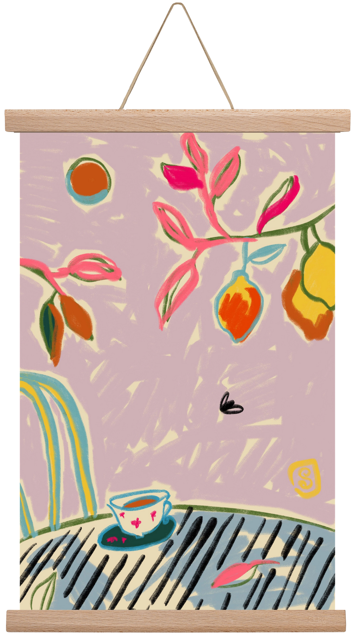 COLOR FREEDOM, 30x45 cm (30x45 cm), Tölgy akasztó