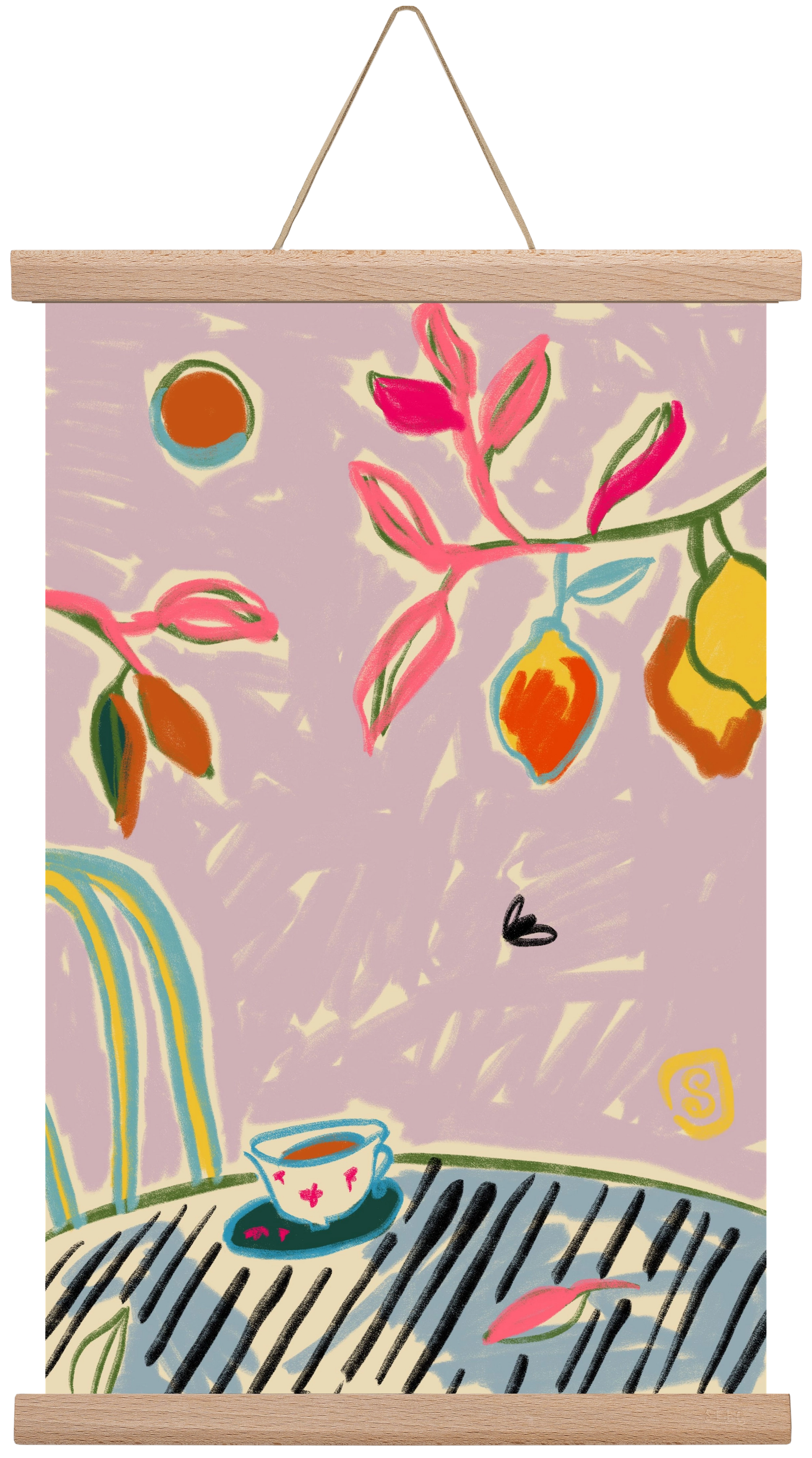 COLOR FREEDOM, 30x45 cm (30x45 cm), Tölgy akasztó