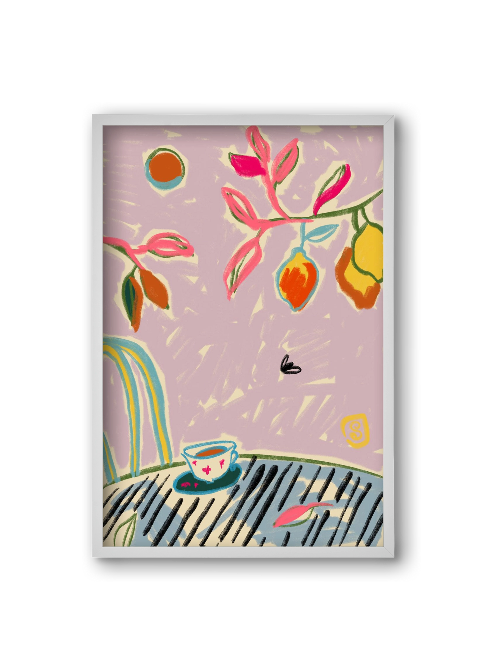 COLOR FREEDOM, 20x30 cm (20x30 cm), Fehér keret