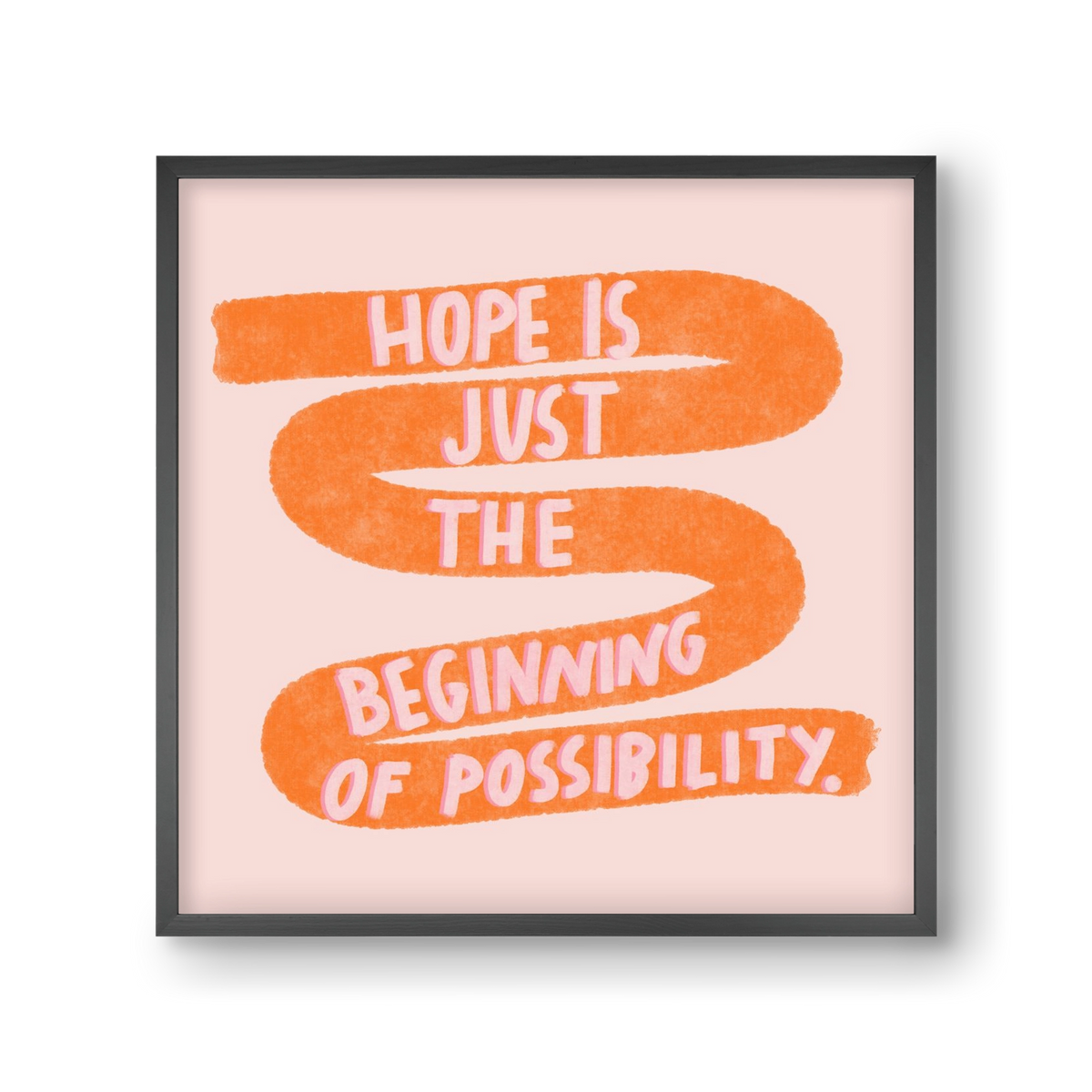 Hope , 30x30 cm (30x30 cm), Fekete keret