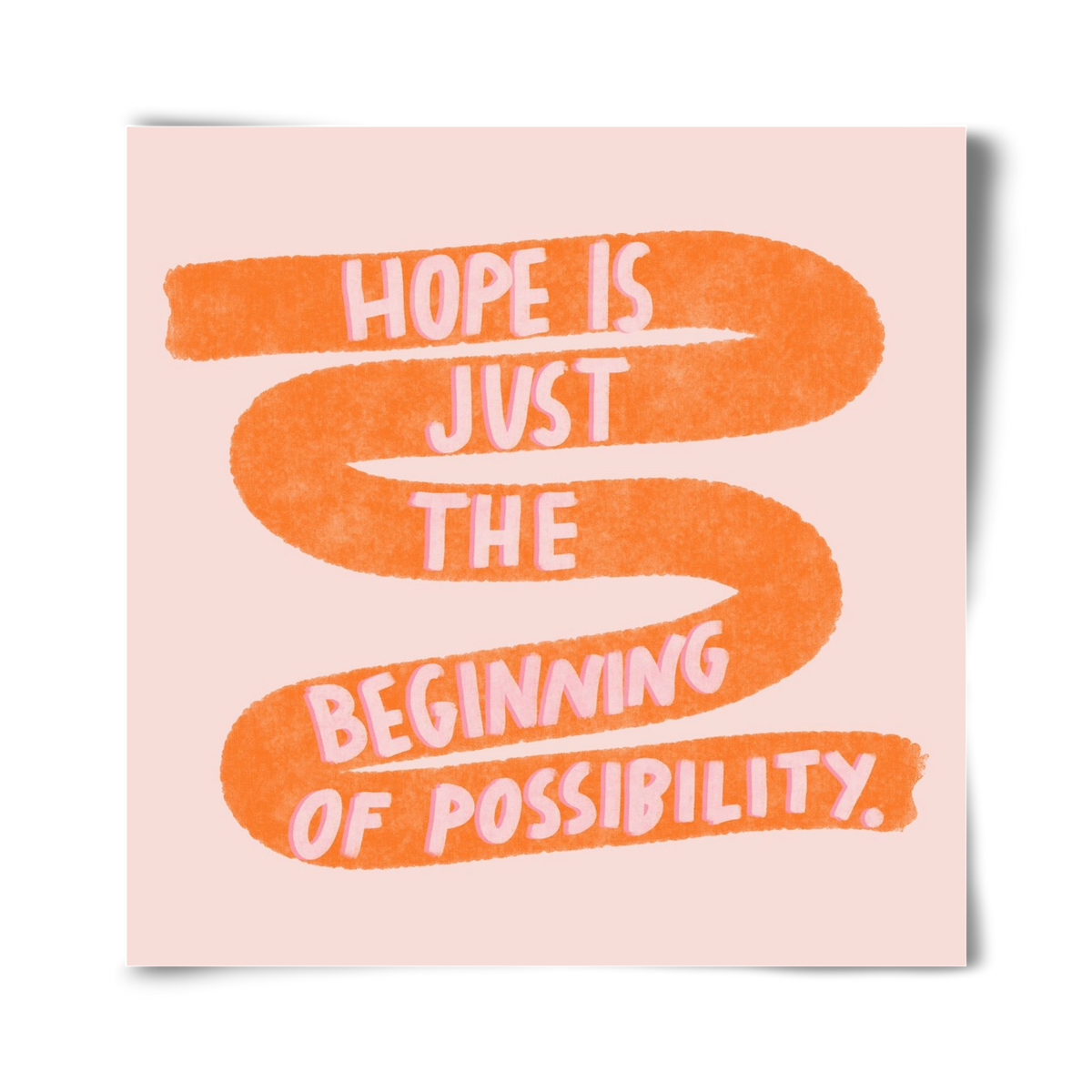 Hope , 40x40 cm, Keret nélkül