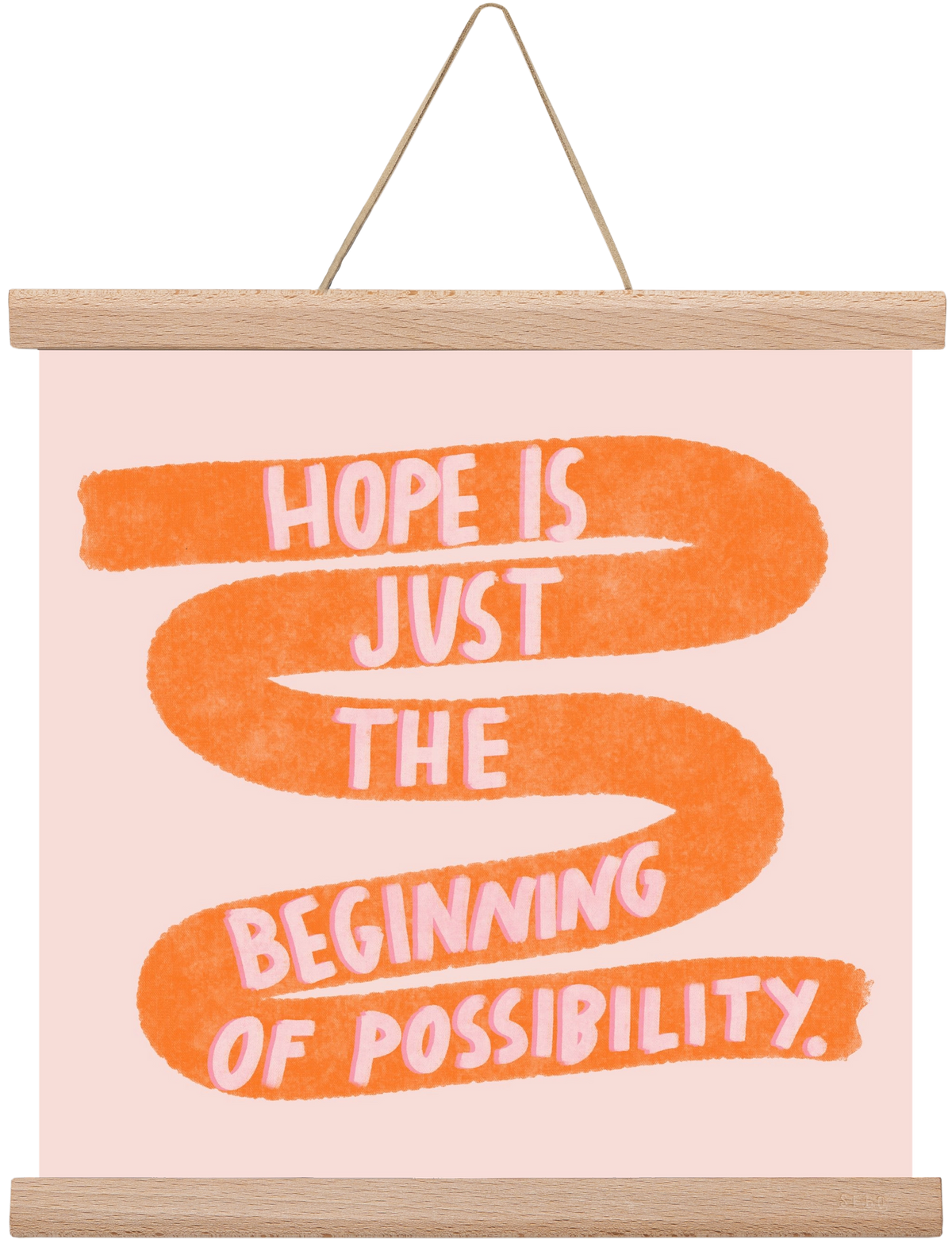 Hope , 30x30 cm (30x30 cm), Tölgy akasztó