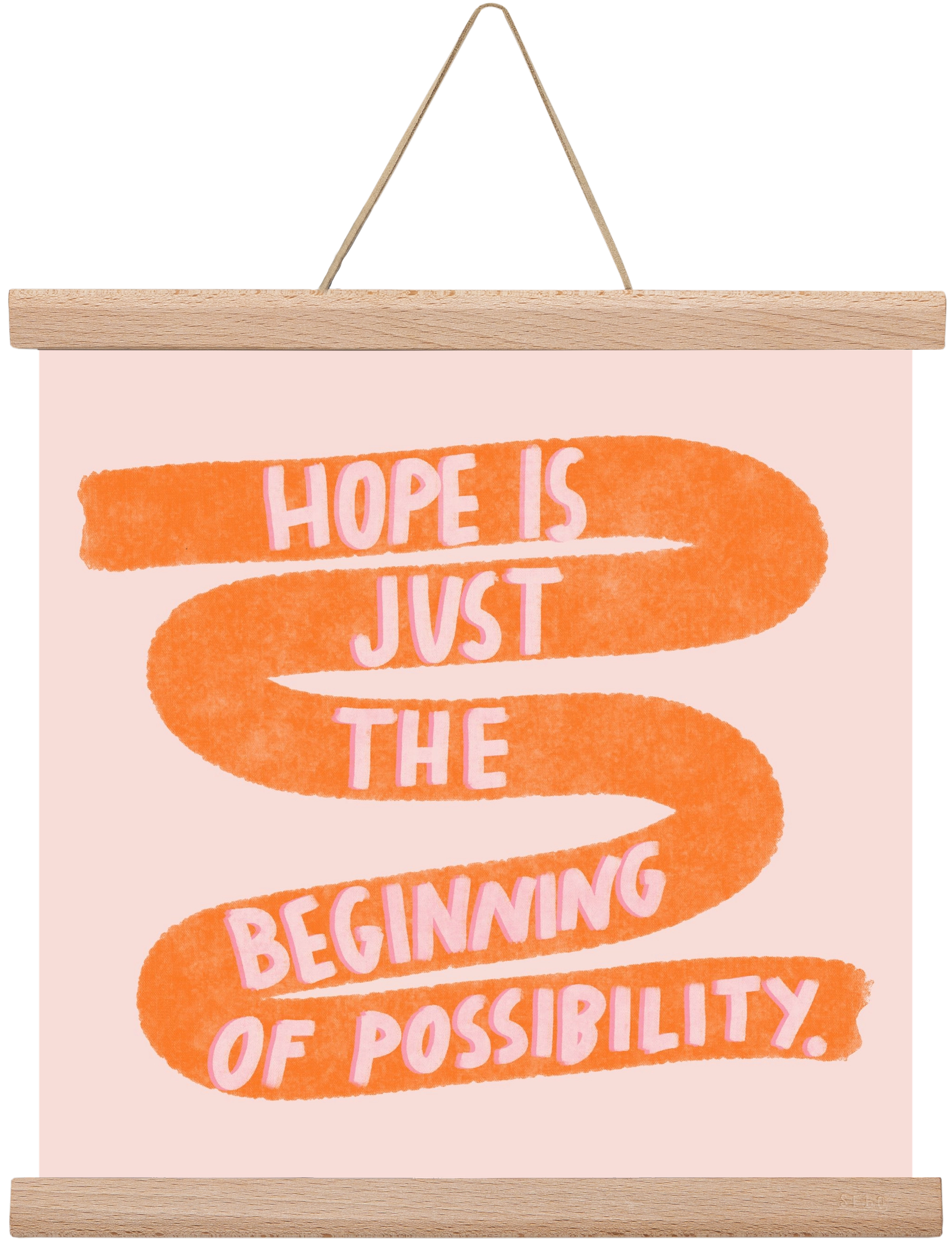 Hope , 30x30 cm (30x30 cm), Tölgy akasztó