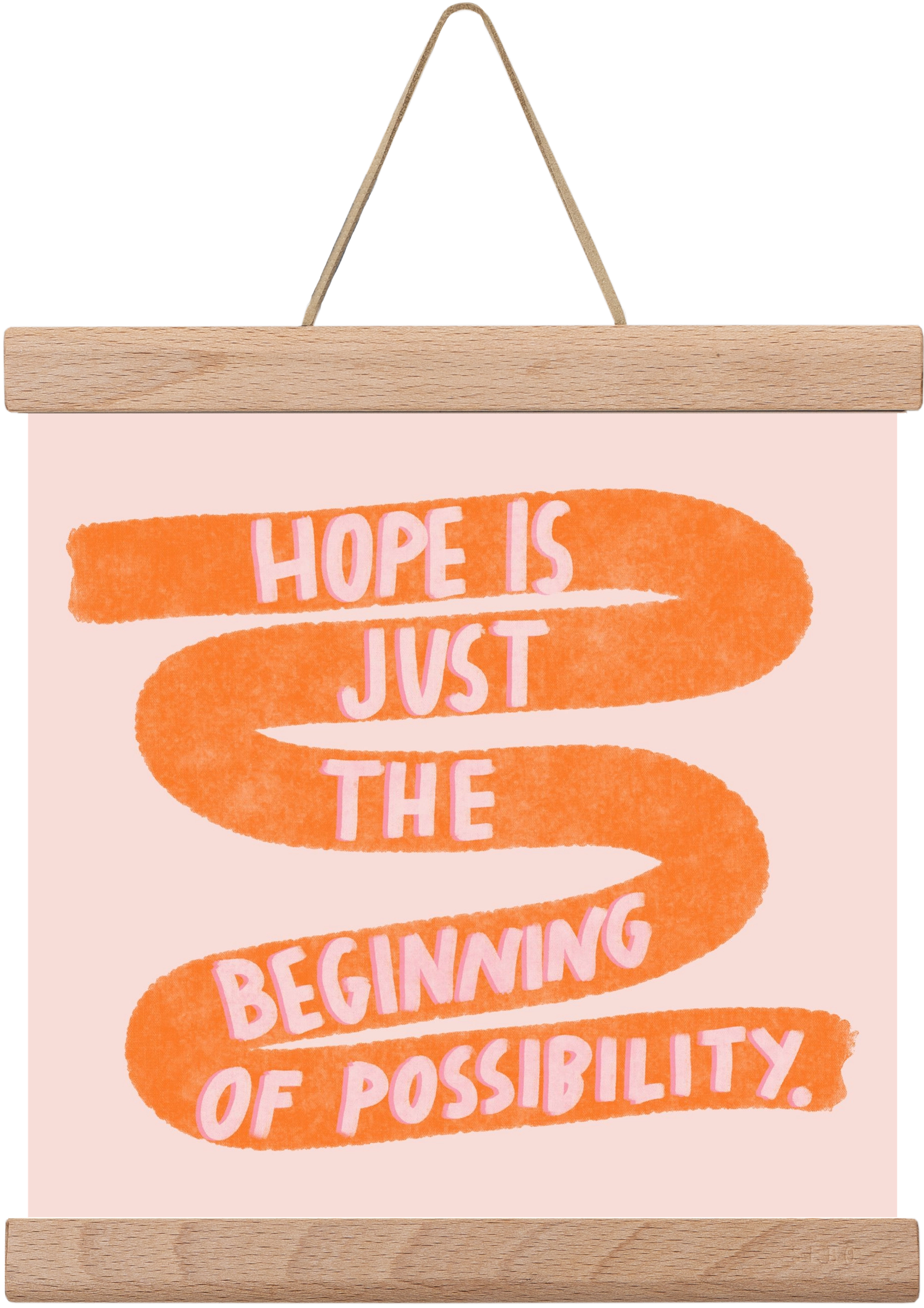 Hope , 20x20 cm (20x20 cm), Tölgy akasztó