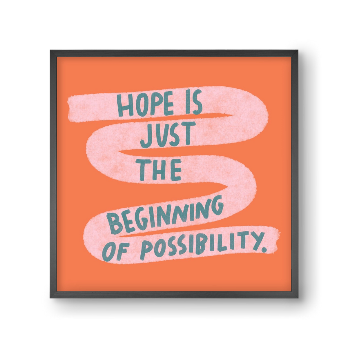 Hope, 30x30 cm (30x30 cm), Fekete keret