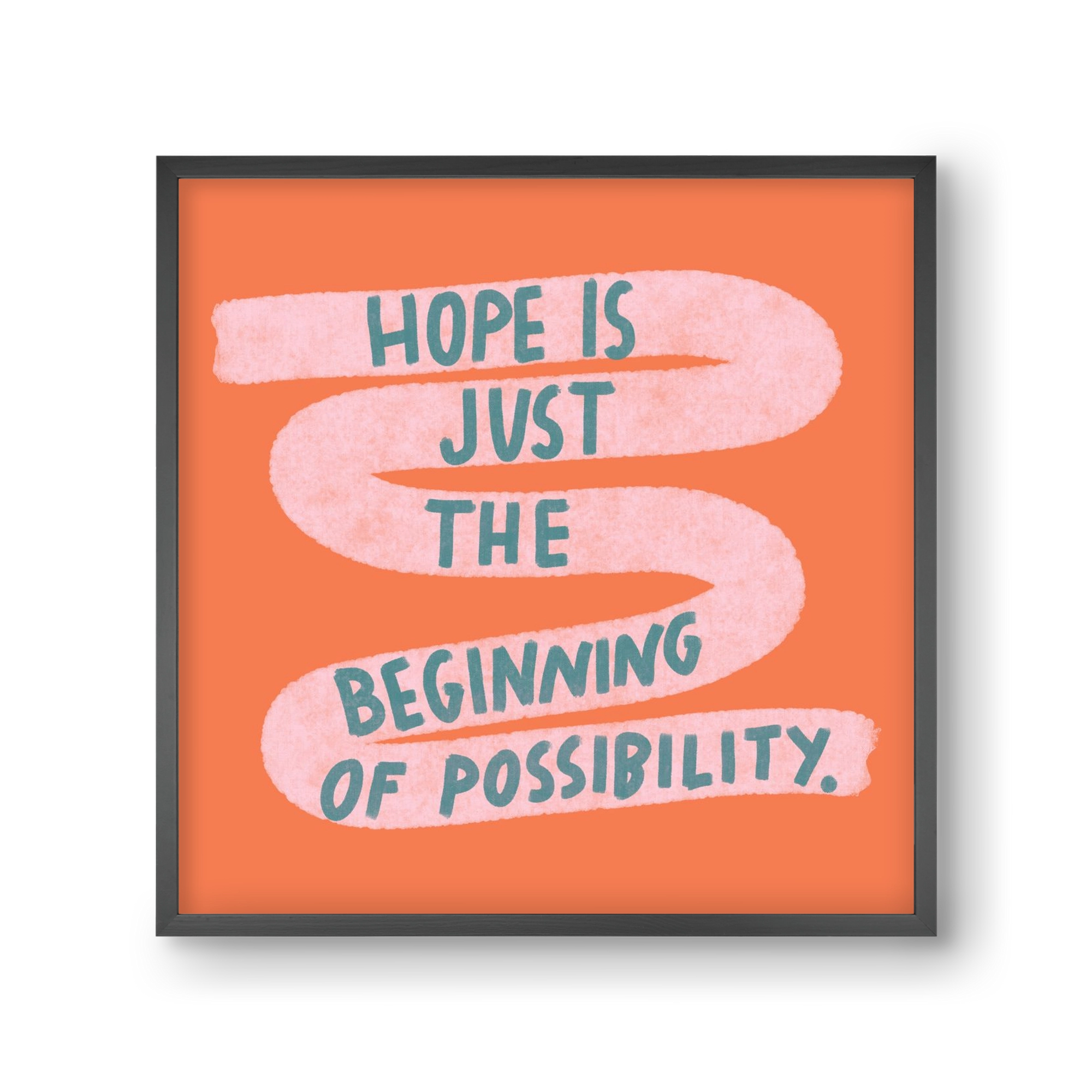 Hope, 30x30 cm (30x30 cm), Fekete keret